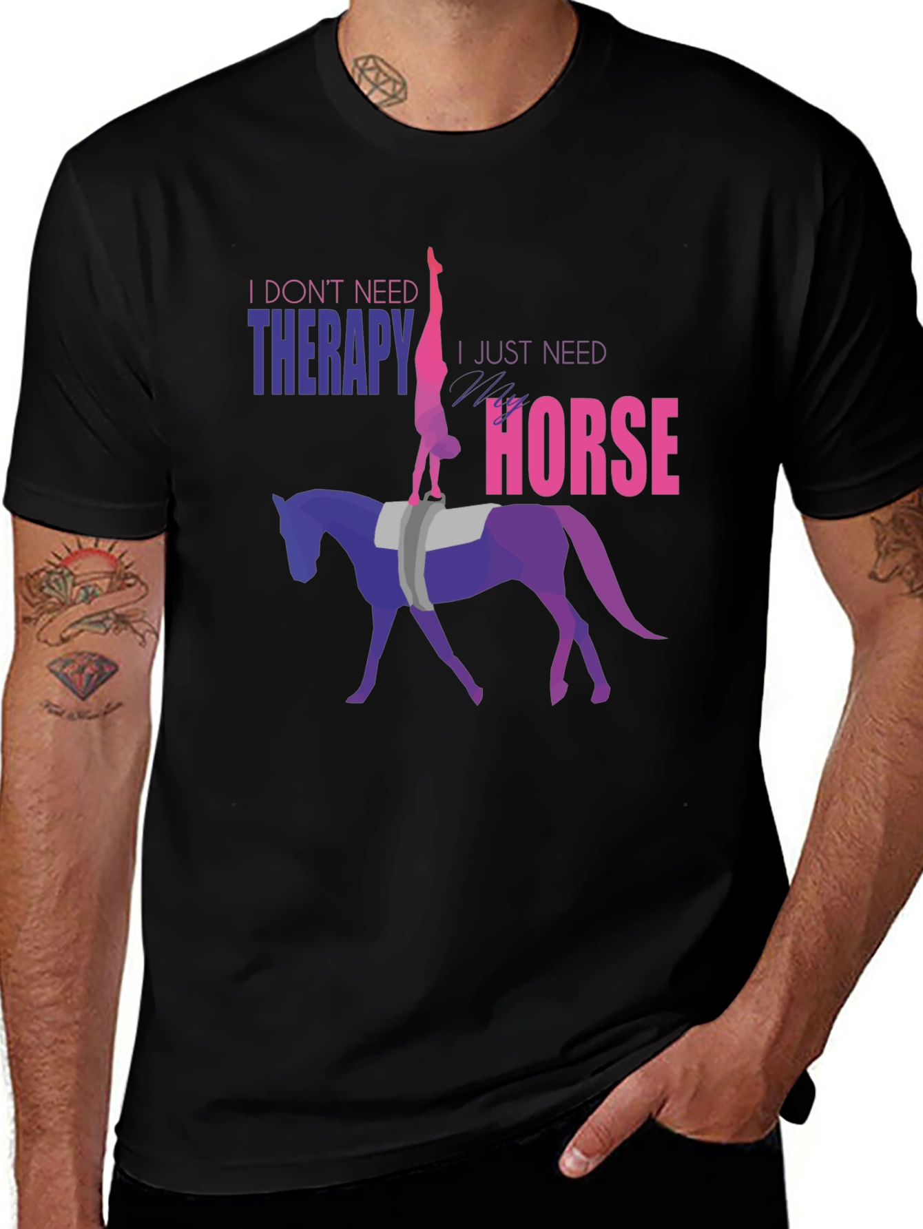 Equestrian Therapy Graphic Tee