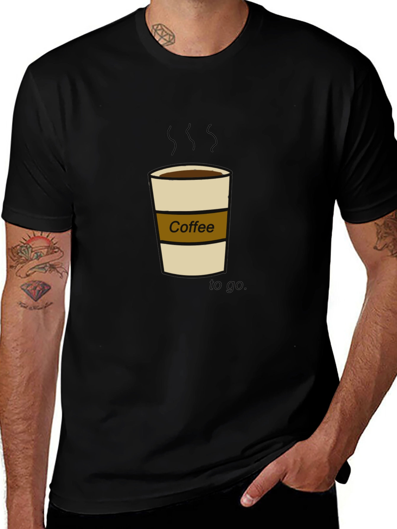 Black Coffee T-Shirt - Stylish Graphic Tee for Coffee Lovers main image