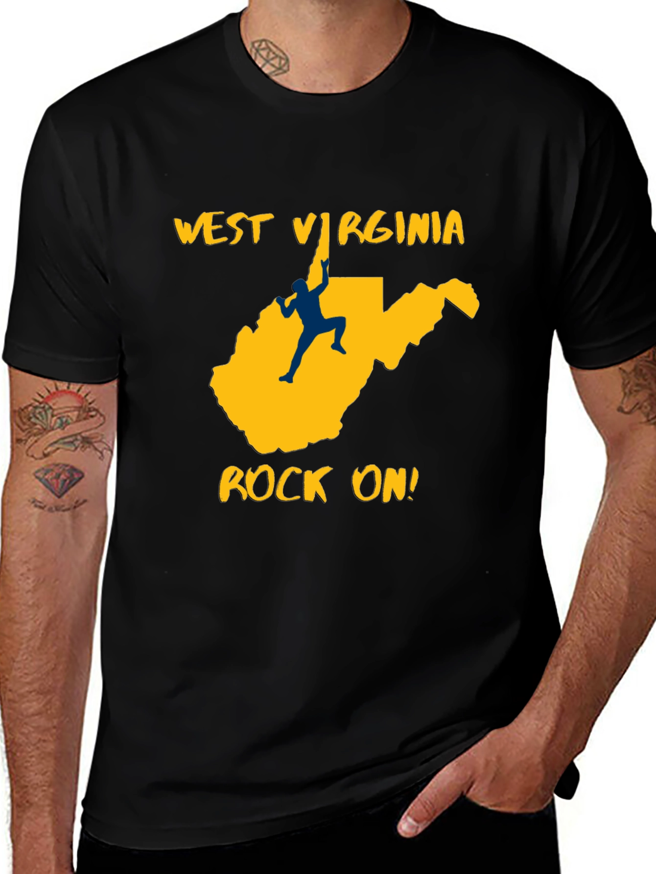 West Virginia Rock Climbing T-Shirt
