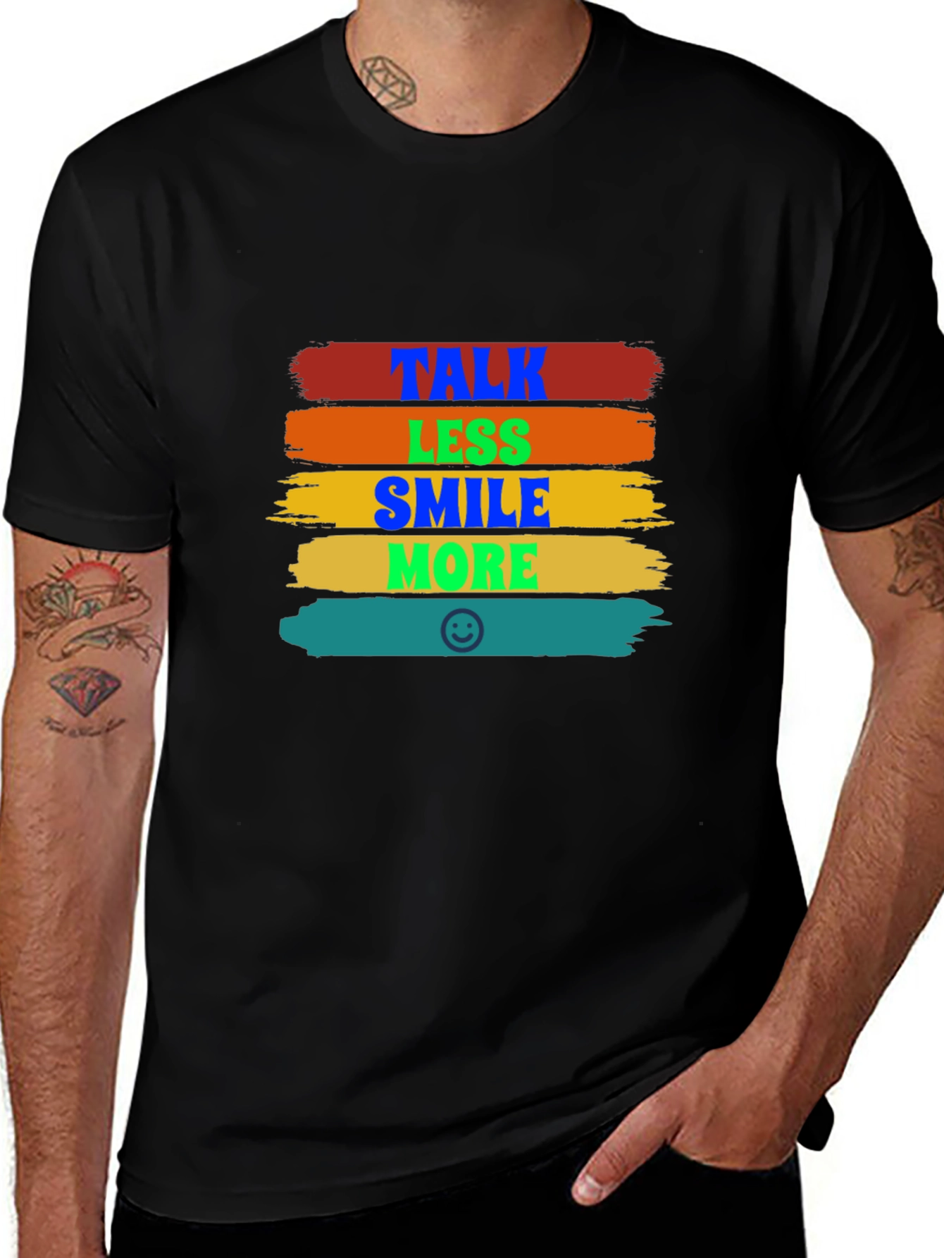 Talk Less Smile More Graphic T-Shirt