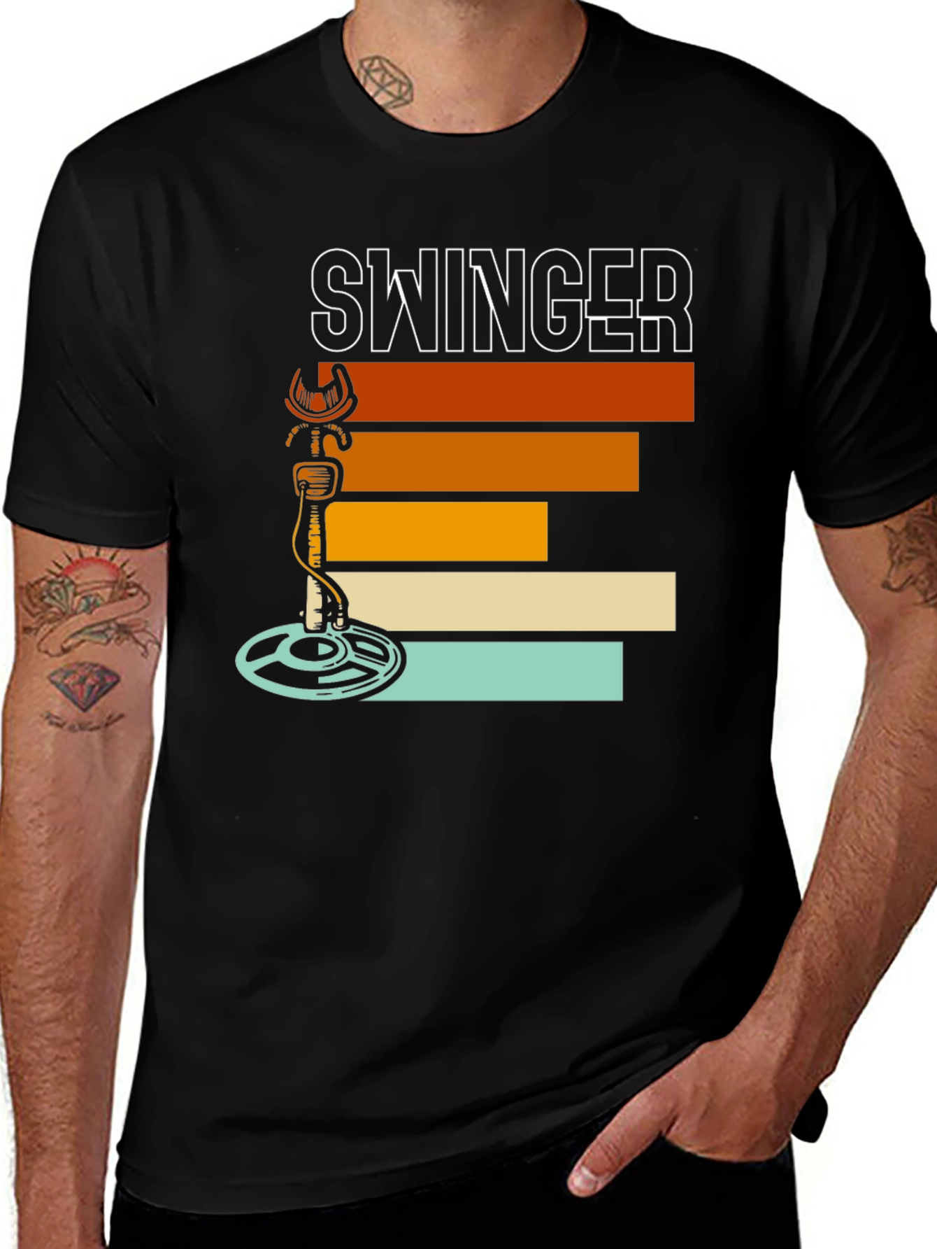 Swinger T-Shirt - Metal Detecting Humor Tee