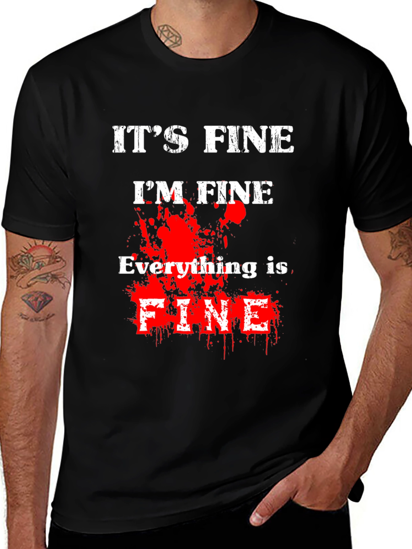 Variant 20 of It's Fine I'm Fine Everything is Fine T-Shirt