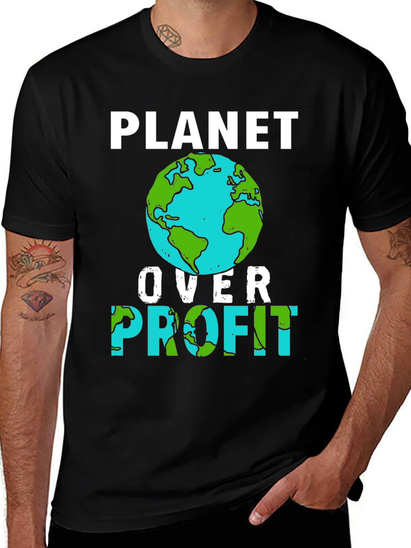 Planet Over Profit T-Shirt - Earth Day Tee