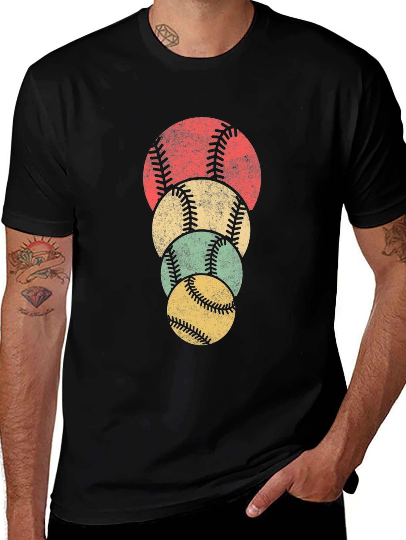 Variant 24 of Retro Baseball Stack Tee