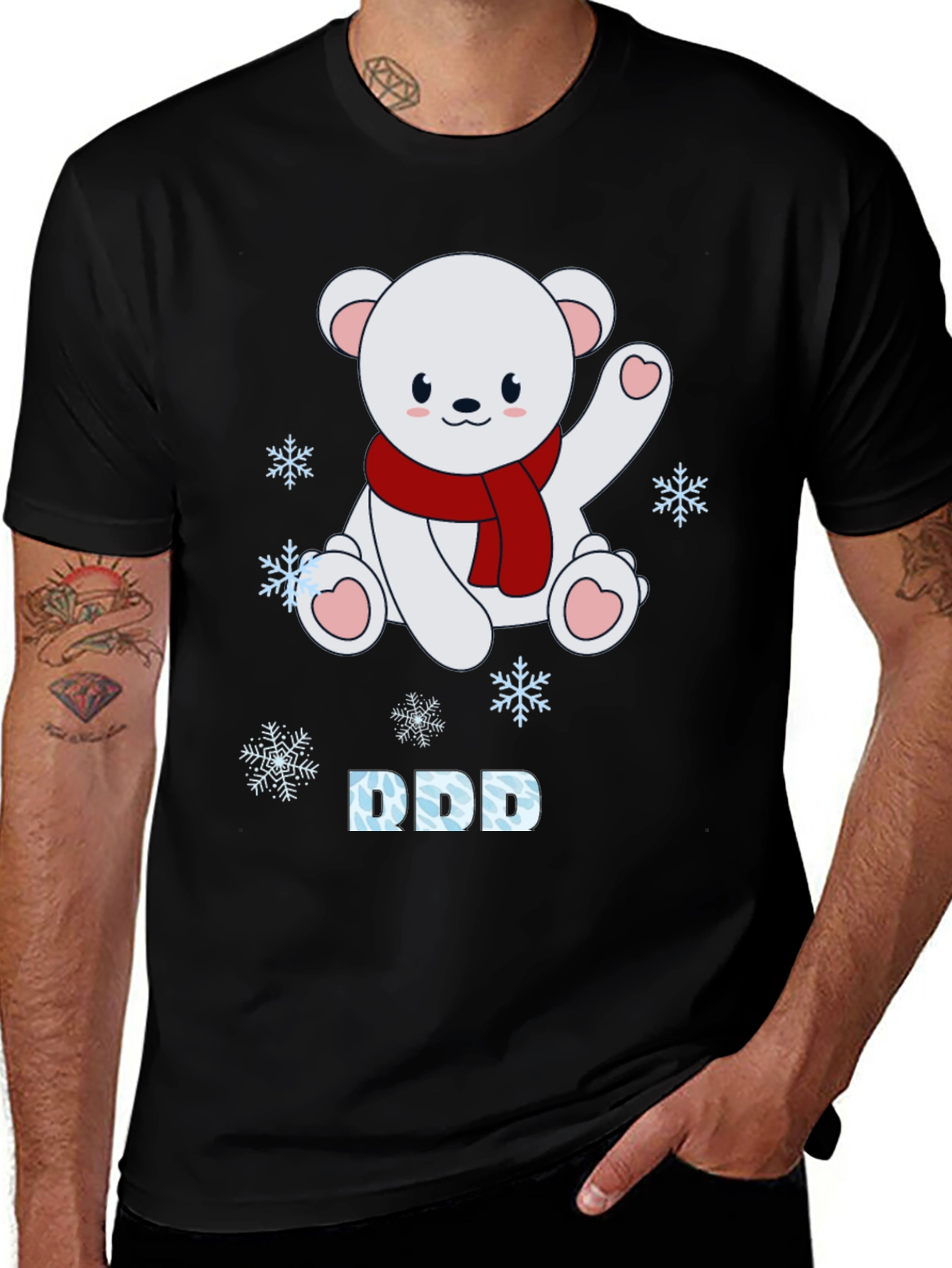 Variant 19 of Cute Winter Bear T-Shirt