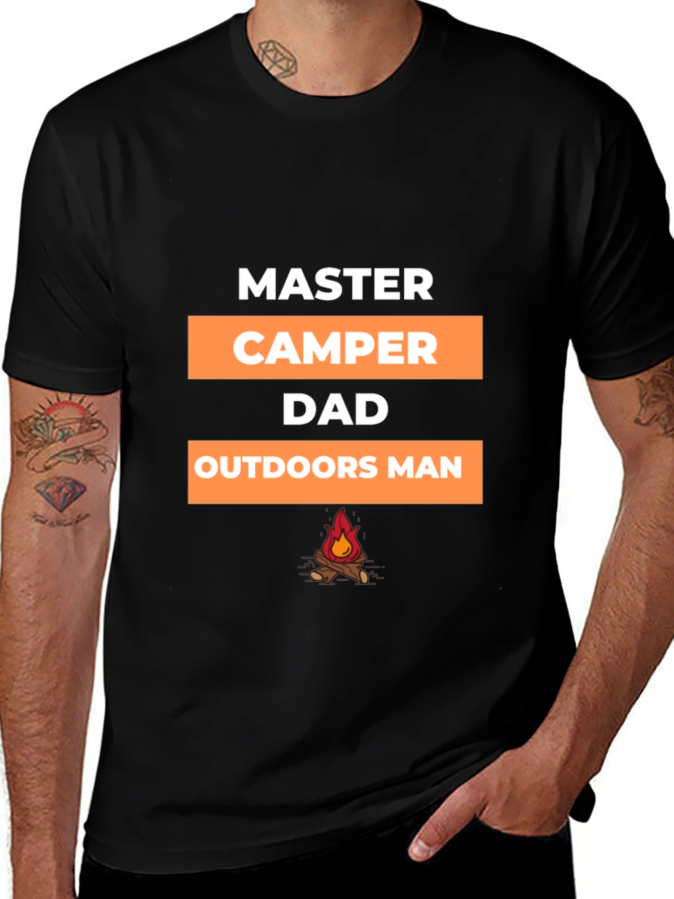 Variant 25 of Master Camper Dad Outdoors Man T-Shirt