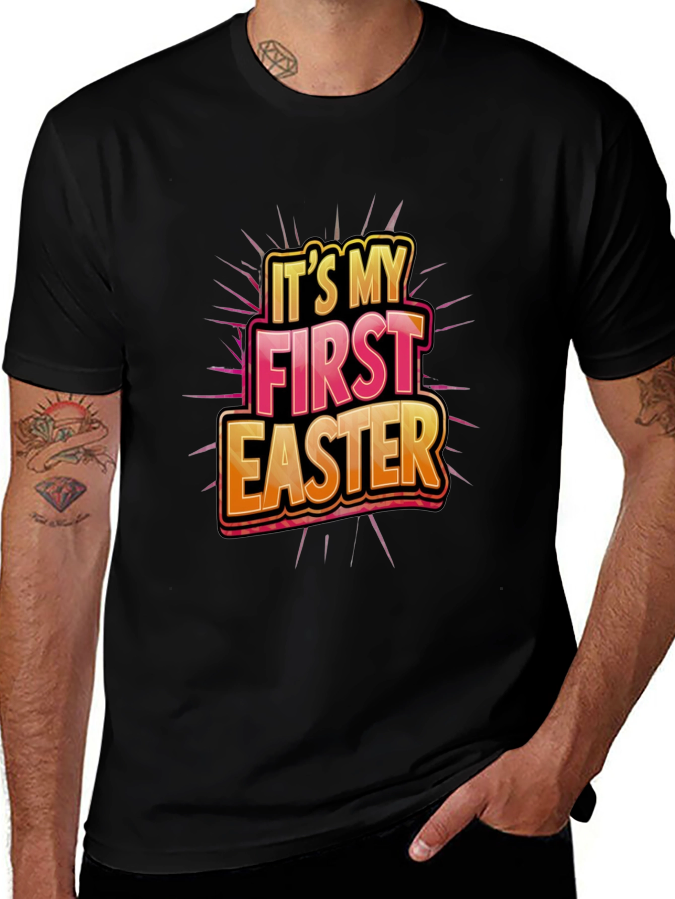 It's My First Easter T-Shirt - Festive Holiday Apparel
