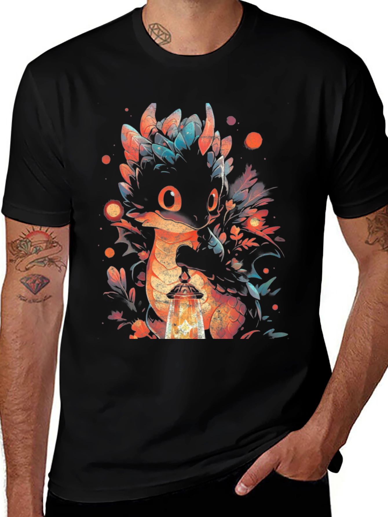 Variant 12 of Dragon & Lantern Graphic Tee