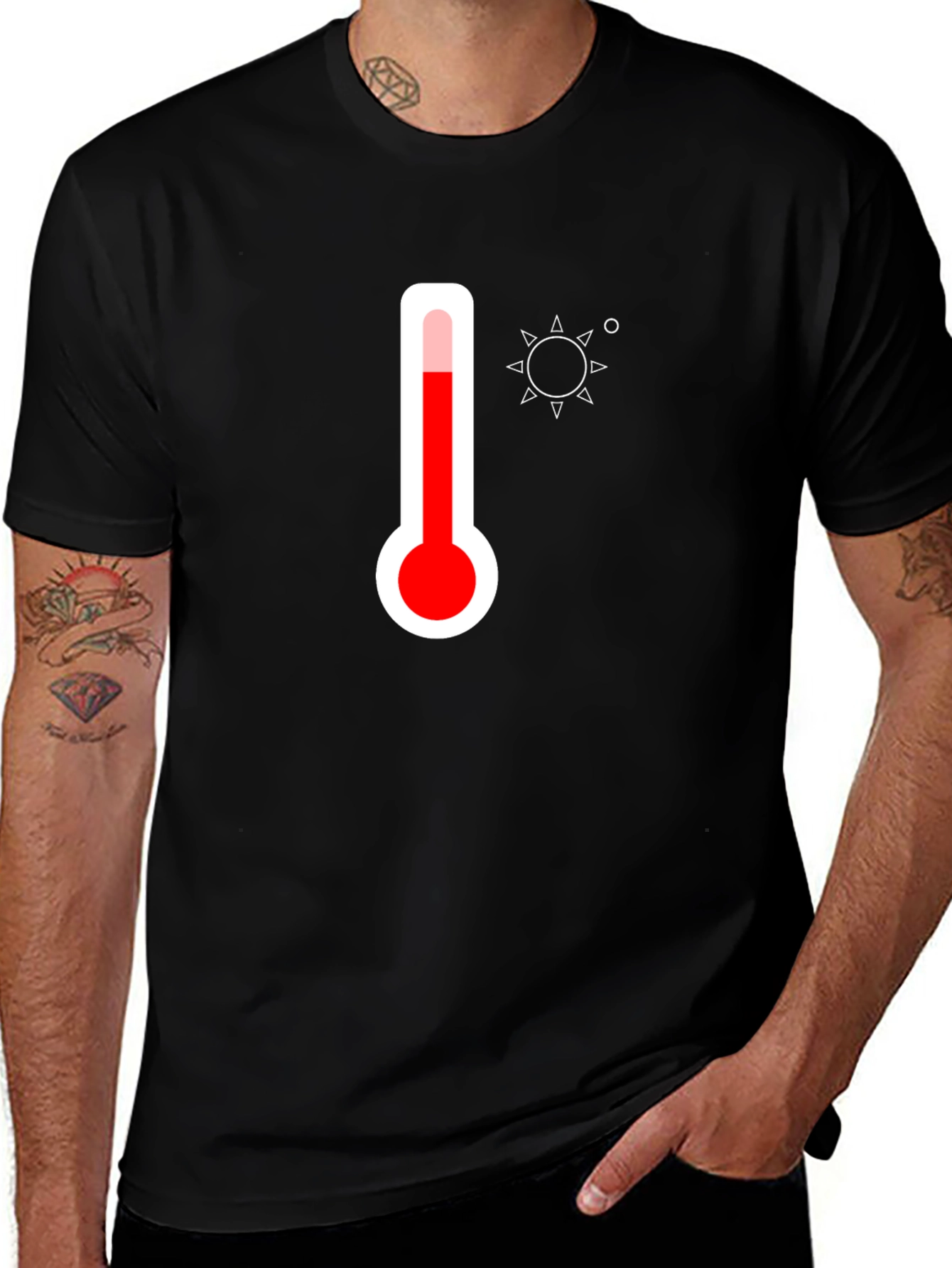 Hot Weather Thermometer Graphic Tee