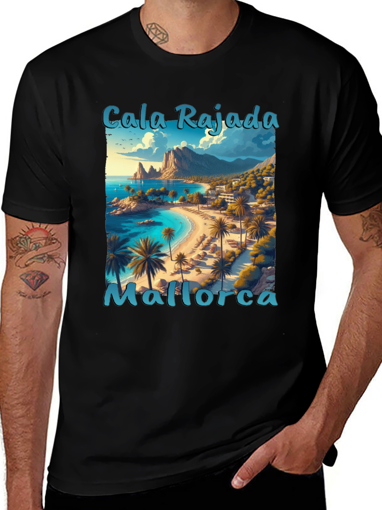 Cala Rajada Mallorca Beach T-Shirt