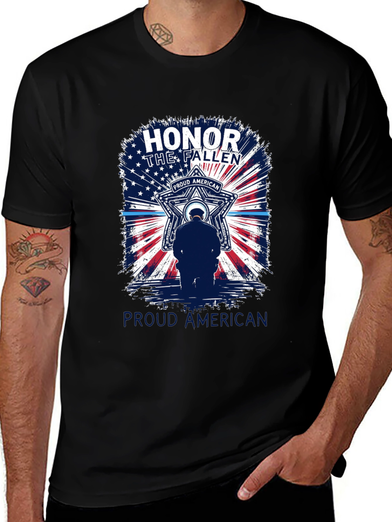 Honor The Fallen T-Shirt - Proud American Tee