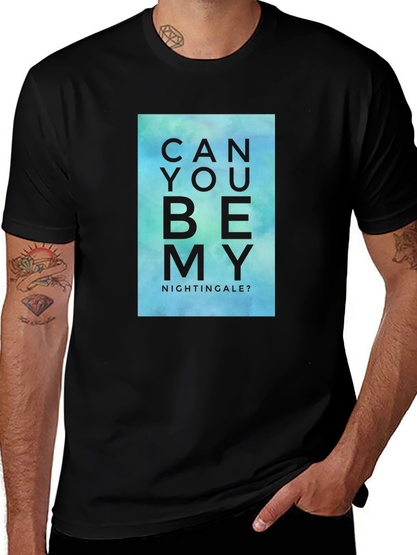 Variant 2 of Can You Be My Nightingale? Graphic T-Shirt
