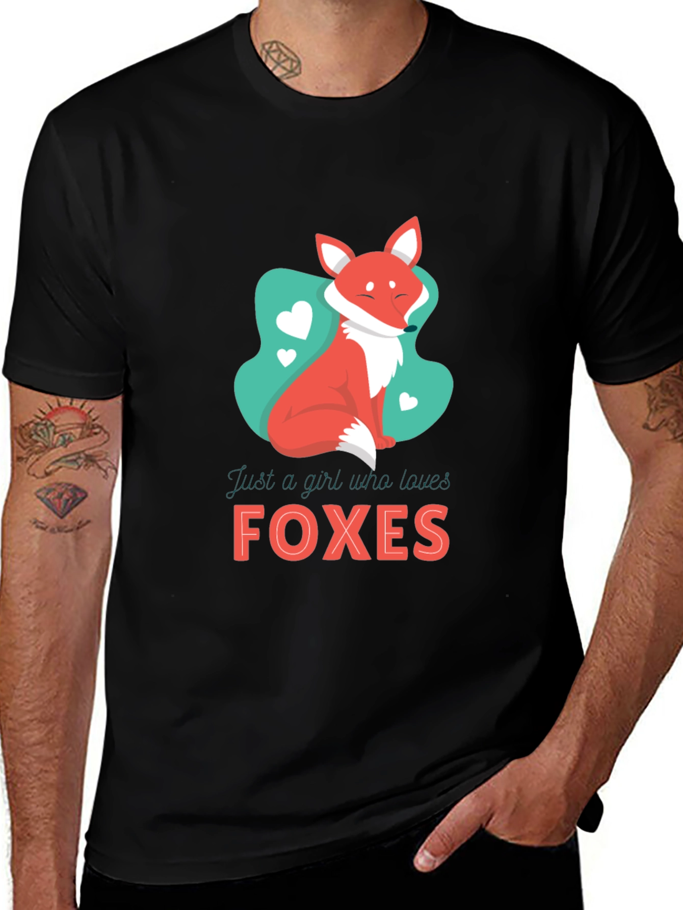 Variant 11 of Fox Lover Graphic Tee - Cute Animal T-Shirt