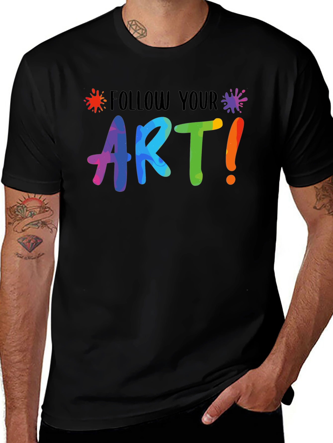 Variant 13 of Follow Your Art Graphic T-Shirt