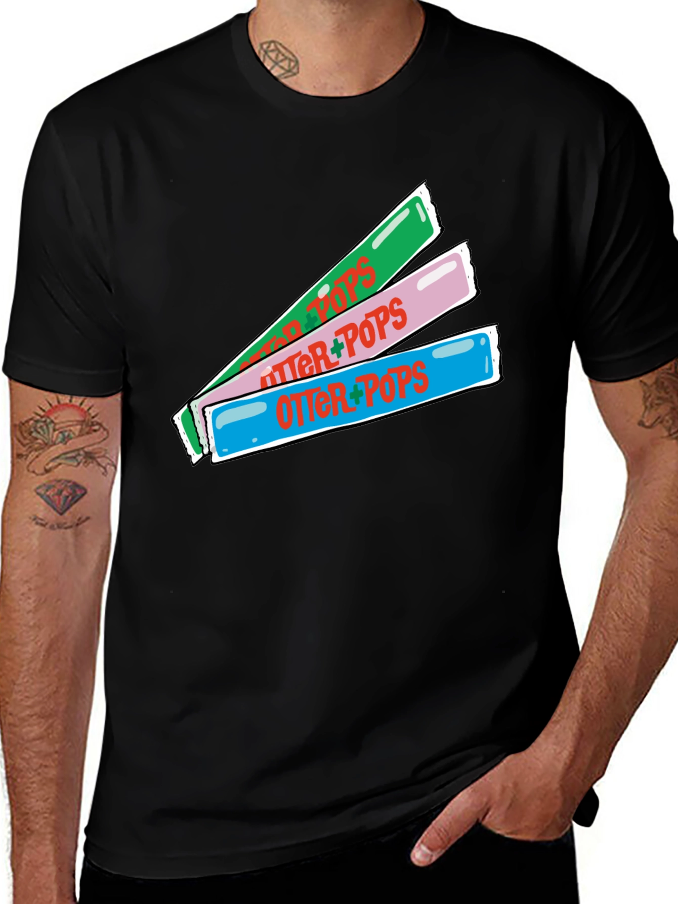 Otter Pops T-Shirt - Nostalgic Summer Fun