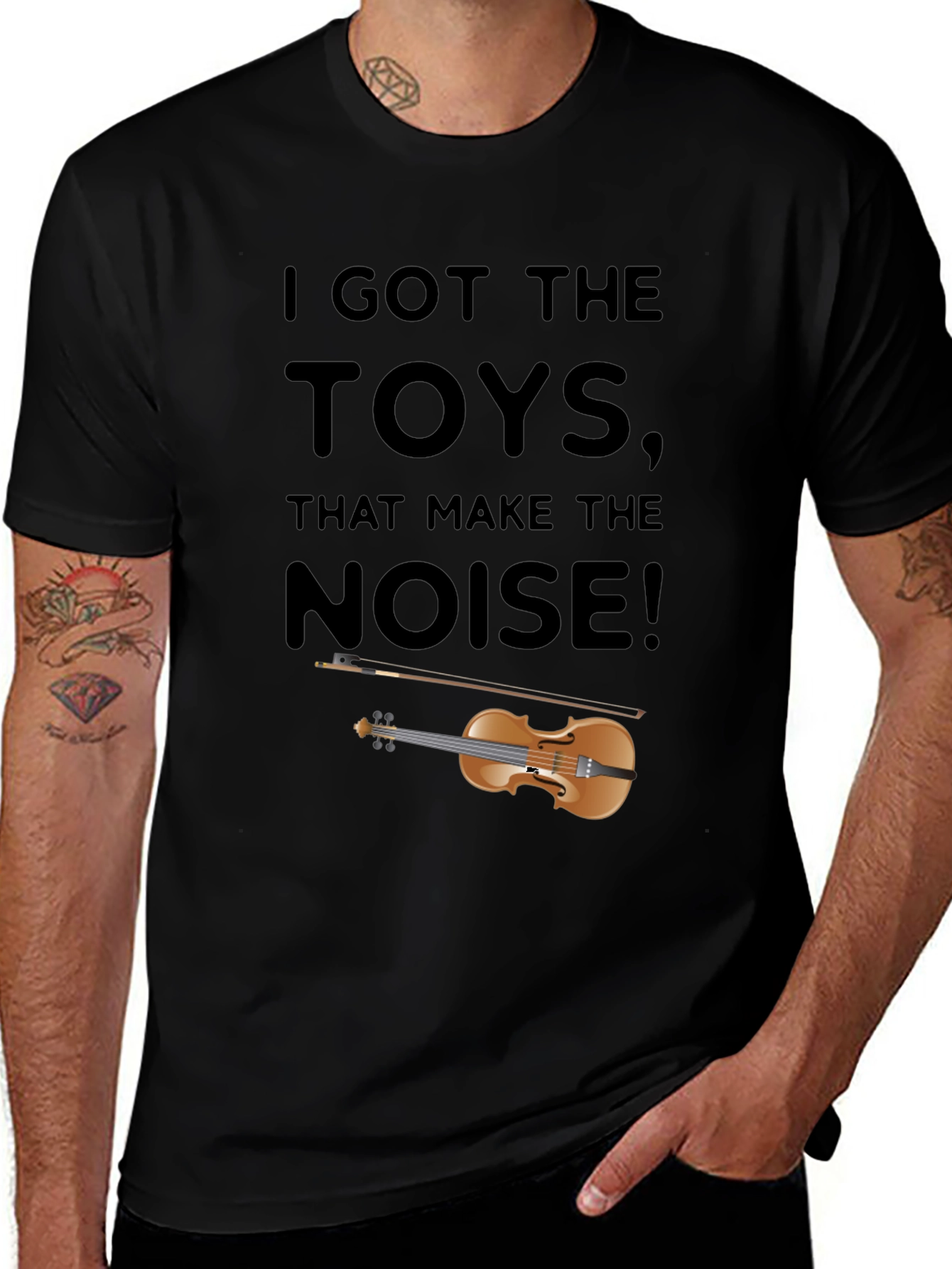 Variant 8 of I Got The Toys Violin T-Shirt