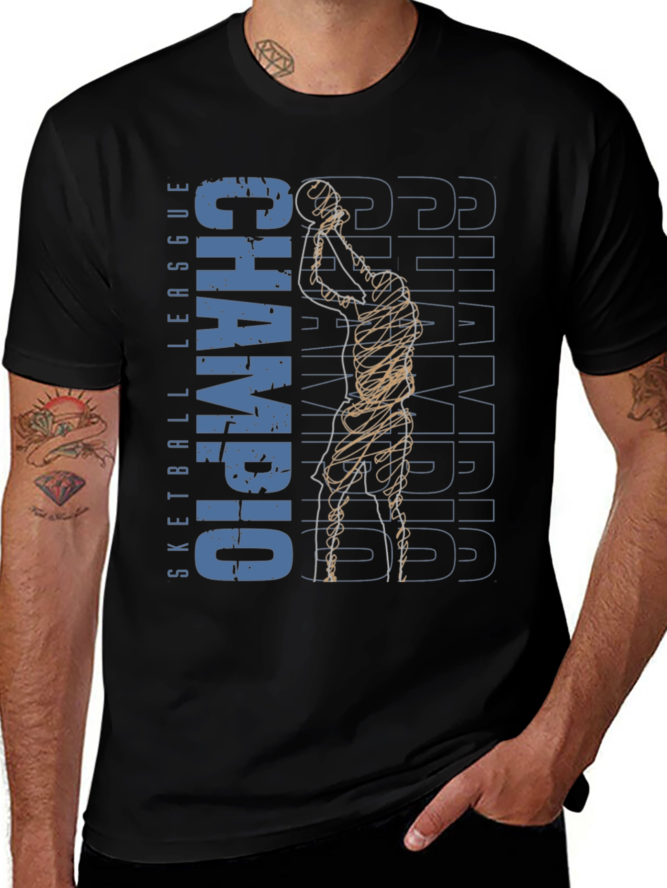 Variant 19 of Champion Basketball T-Shirt
