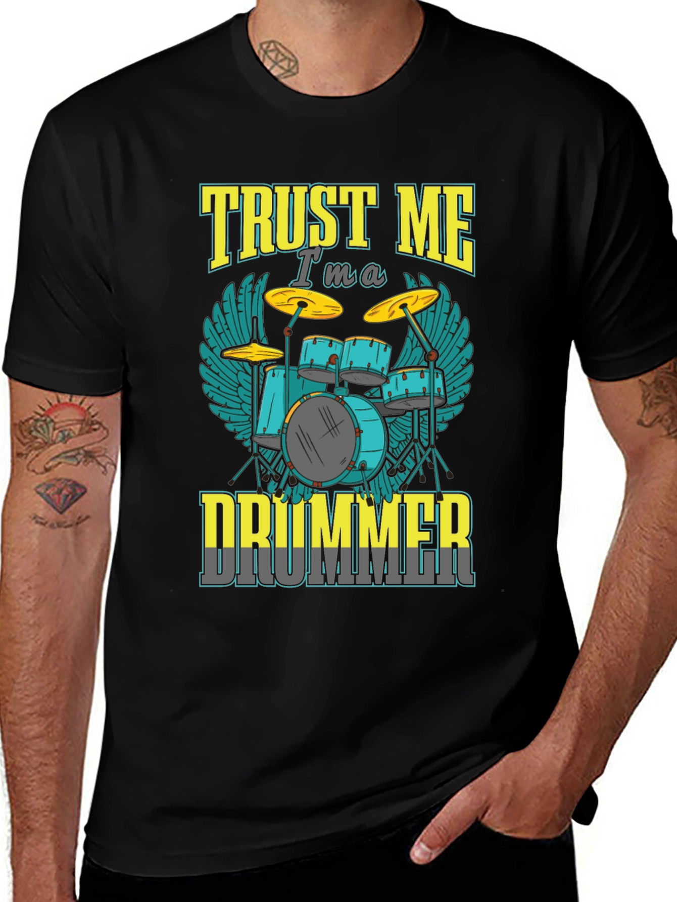 Variant 6 of Trust Me I'm a Drummer T-Shirt