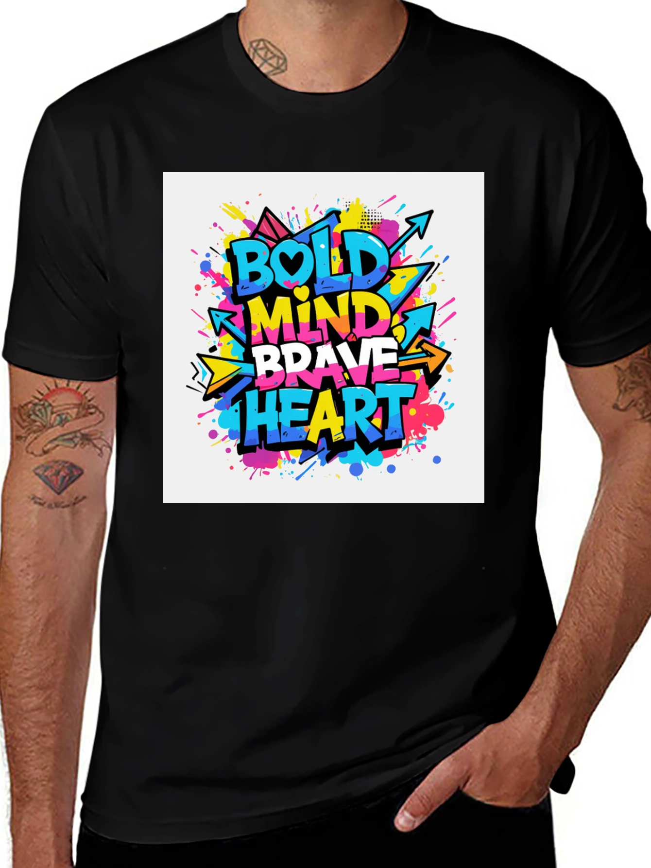 Variant 14 of Bold Mind Brave Heart Graphic Tee
