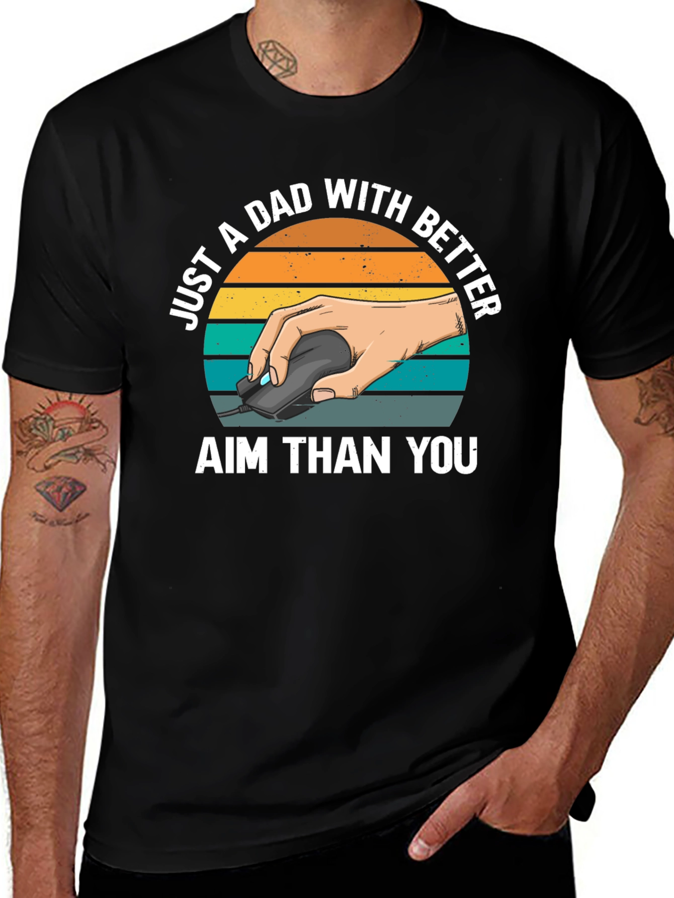 Just A Dad With Better Aim T-Shirt