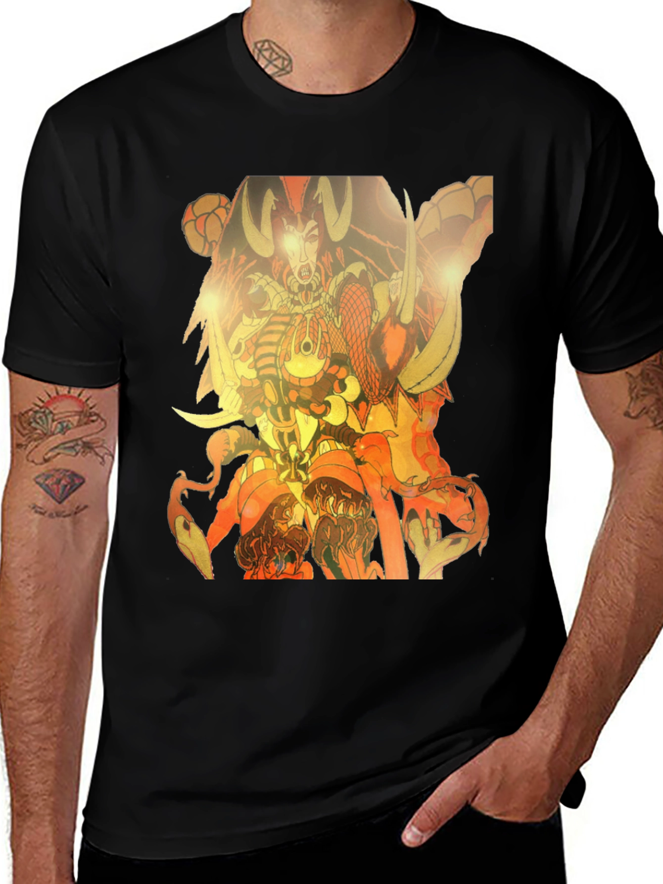 Variant 13 of Graphic Print Crew Neck T-Shirt