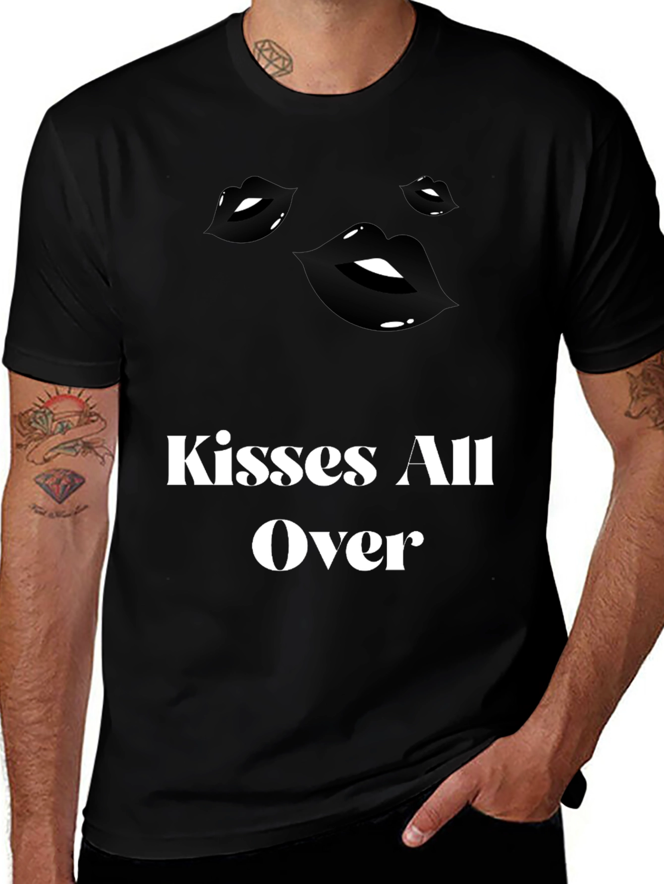Variant 26 of Kisses All Over Graphic Tee