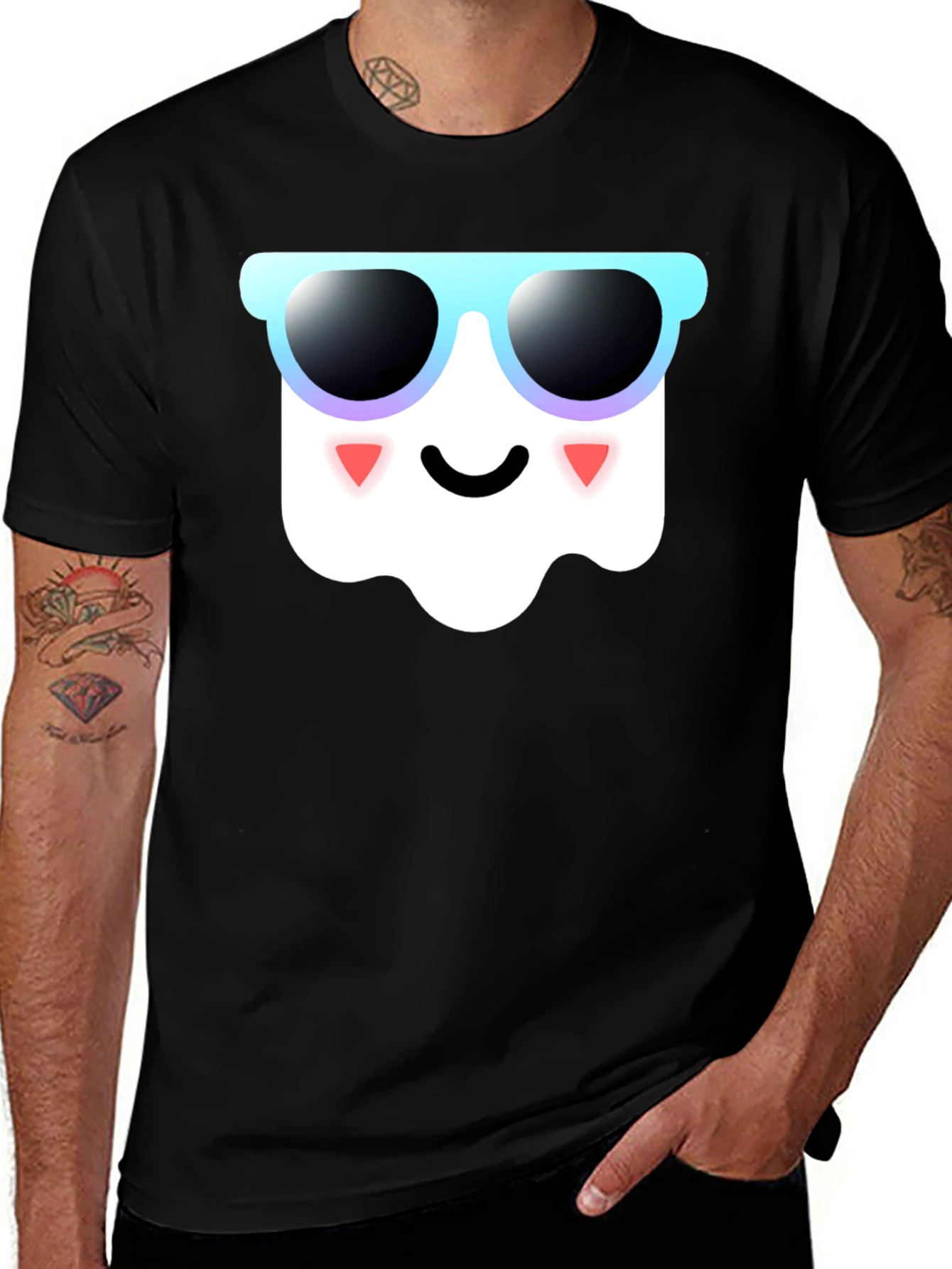 Variant 5 of Cool Ghost T-Shirt: Stylish & Fun!