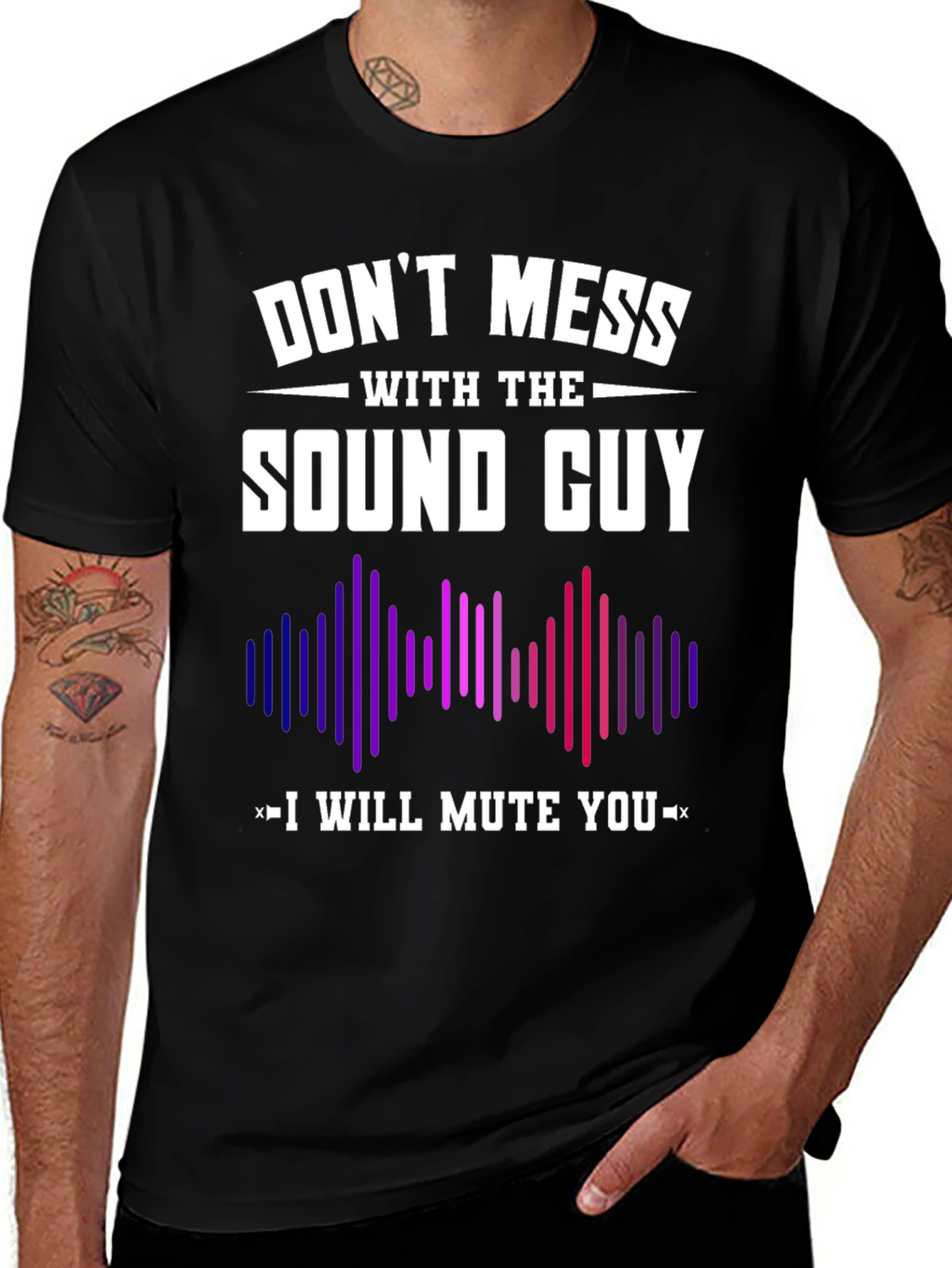 Variant 4 of Sound Guy T-Shirt - Don't Mess With The Sound Guy