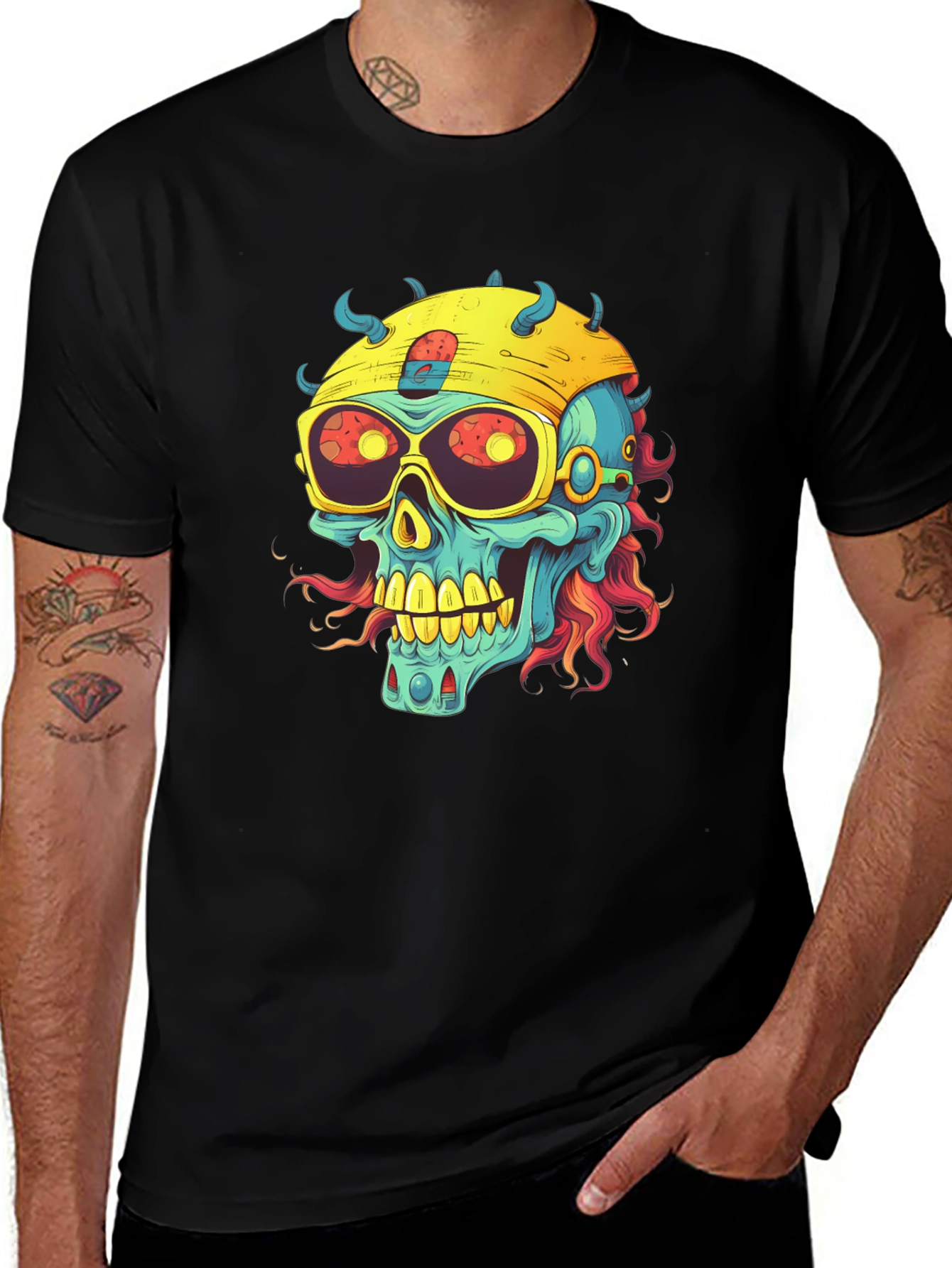 Variant 23 of Skull Graphic T-Shirt: Bold & Unique Style