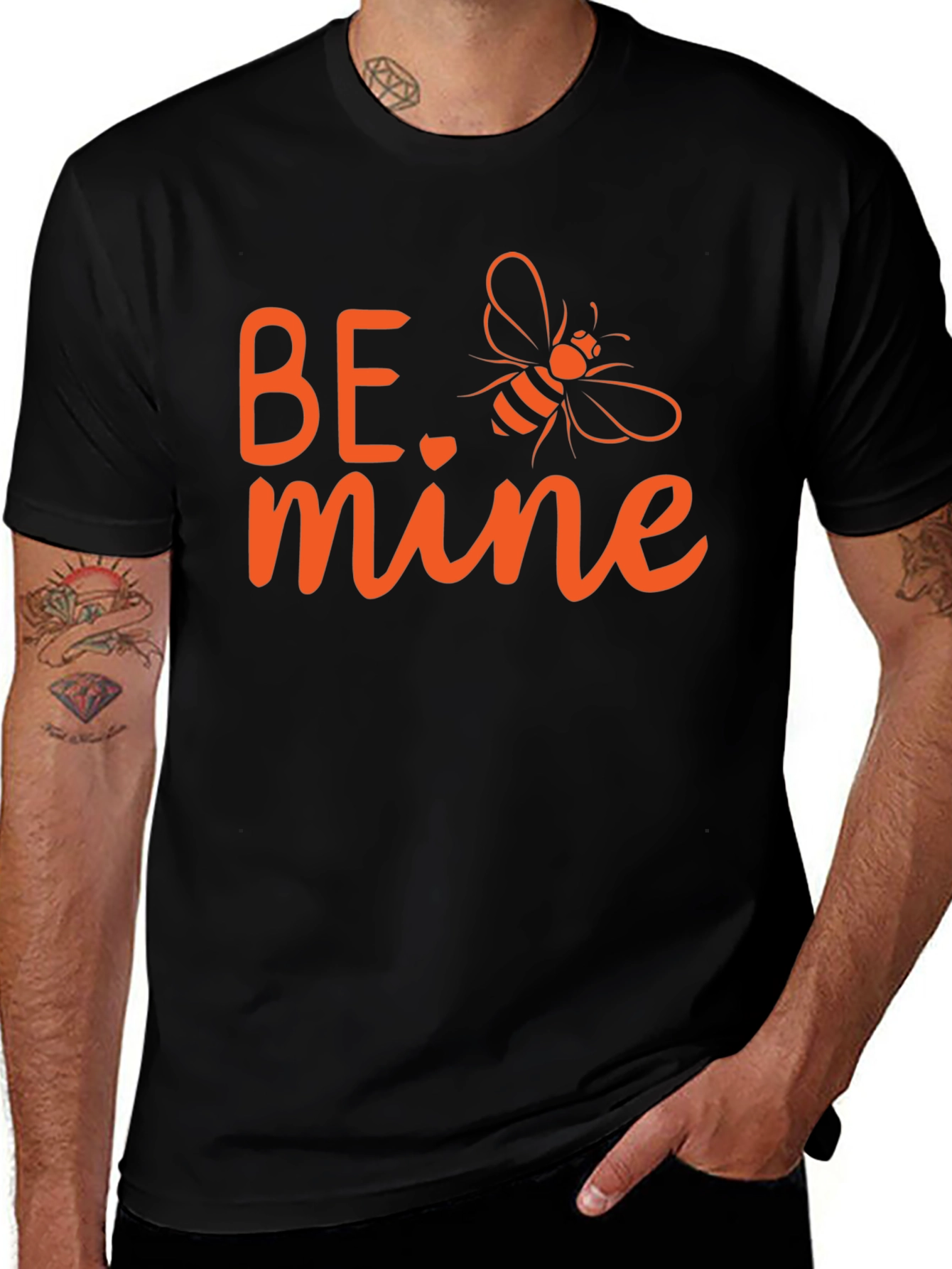 Variant 15 of Be Mine Bee Graphic Tee - Valentine's Day