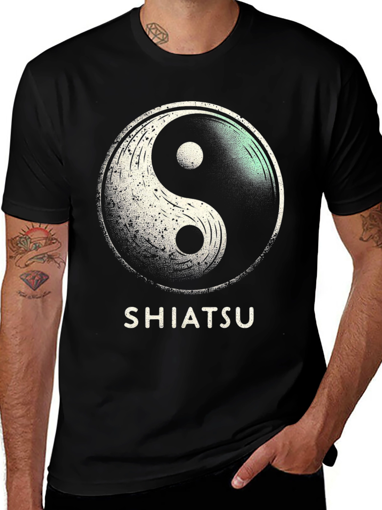 Variant 12 of Yin Yang Shiatsu Graphic Tee