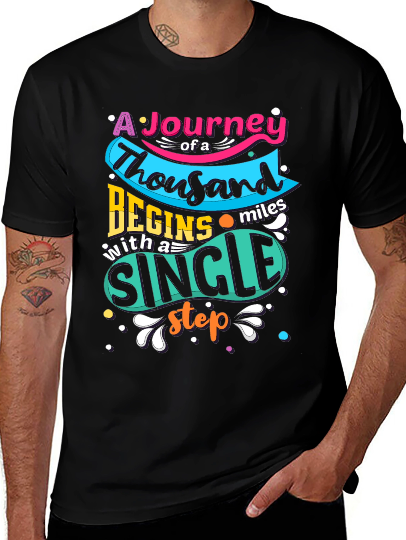 Variant 15 of Motivational Journey T-Shirt