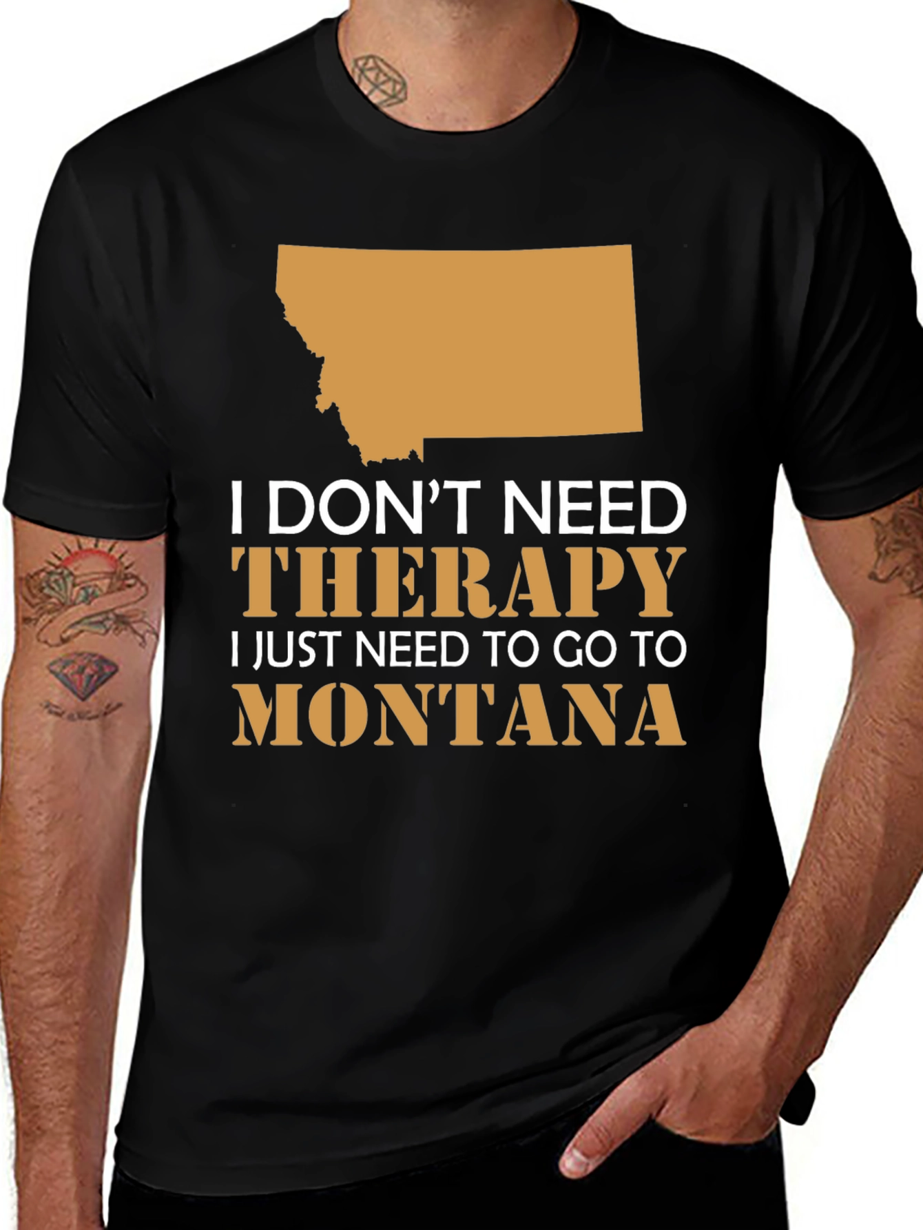 Montana Therapy T-Shirt: State Pride Tee
