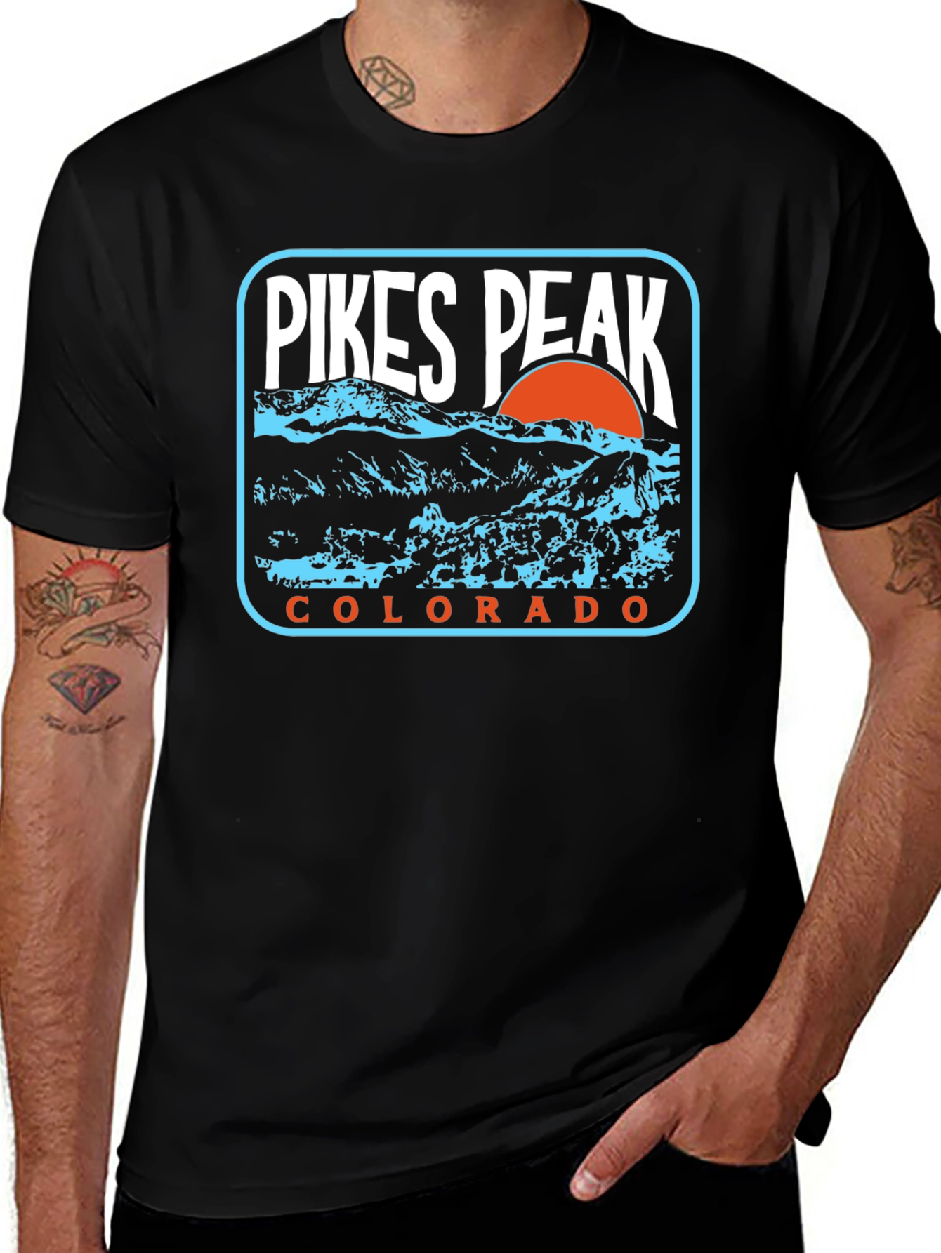 Variant 27 of Pikes Peak Colorado Graphic T-Shirt