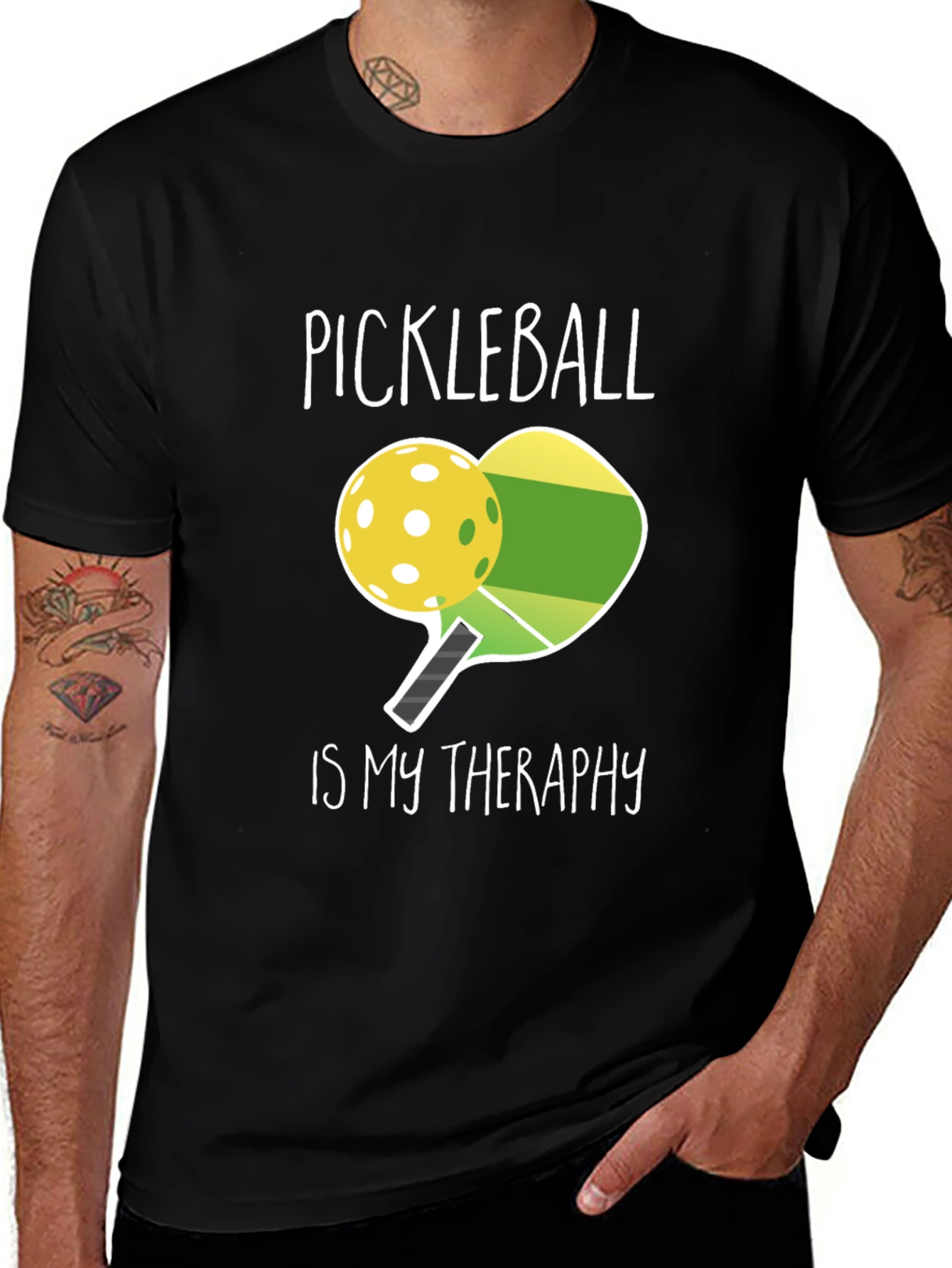 Pickleball Therapy T-Shirt - Sporty Graphic Tee