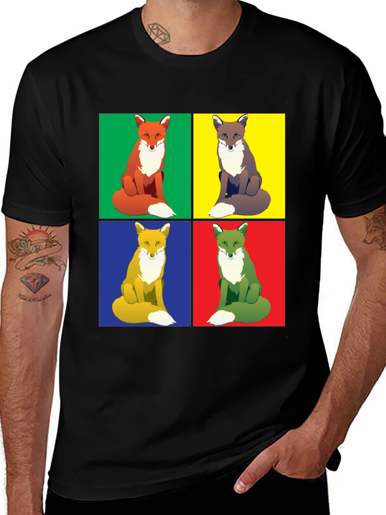 Variant 28 of Pop Art Fox Tee - Bold Graphic T-Shirt