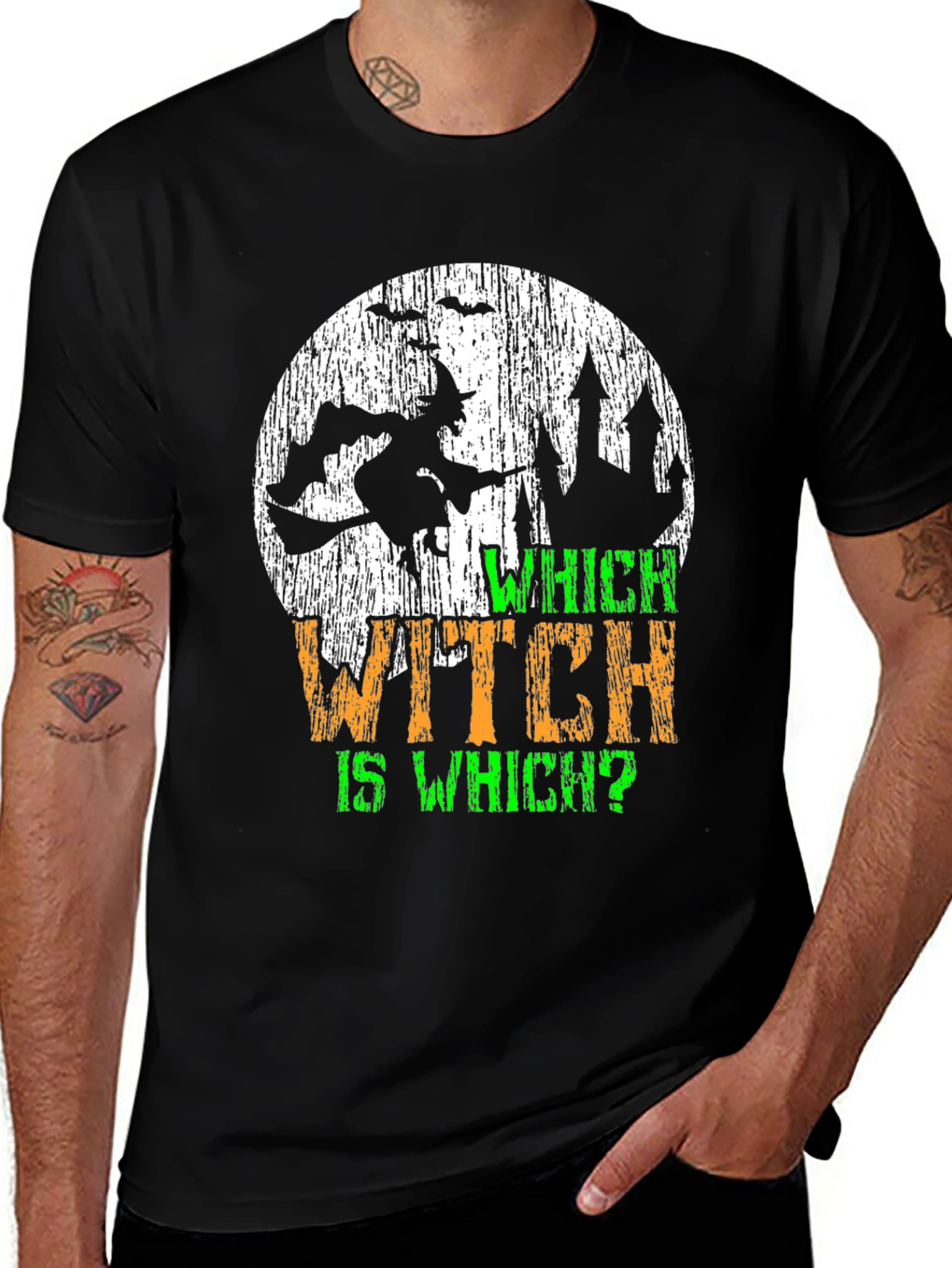 Variant 24 of Halloween Witch T-Shirt: Which Witch is Which?