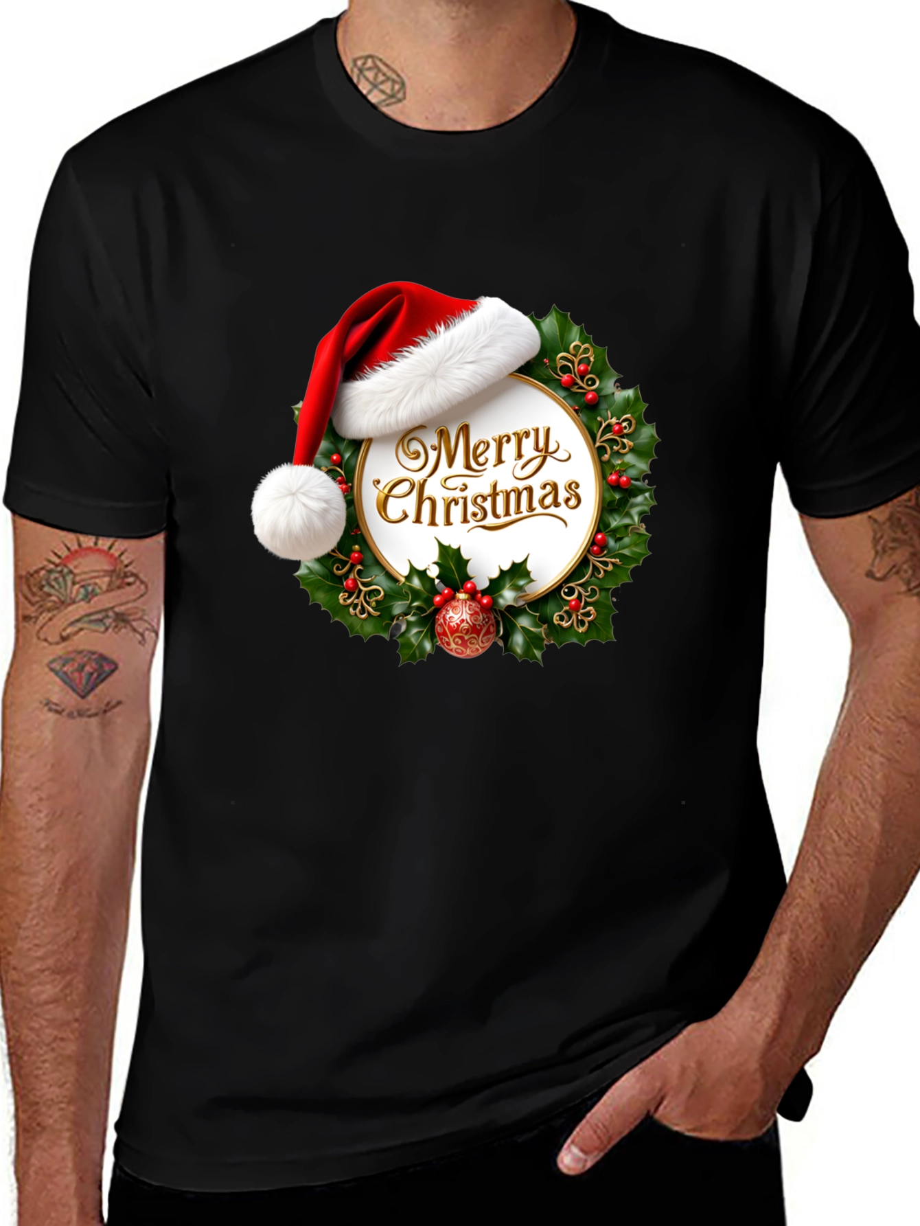 Variant 3 of Festive Christmas T-Shirt - Holiday Season Apparel