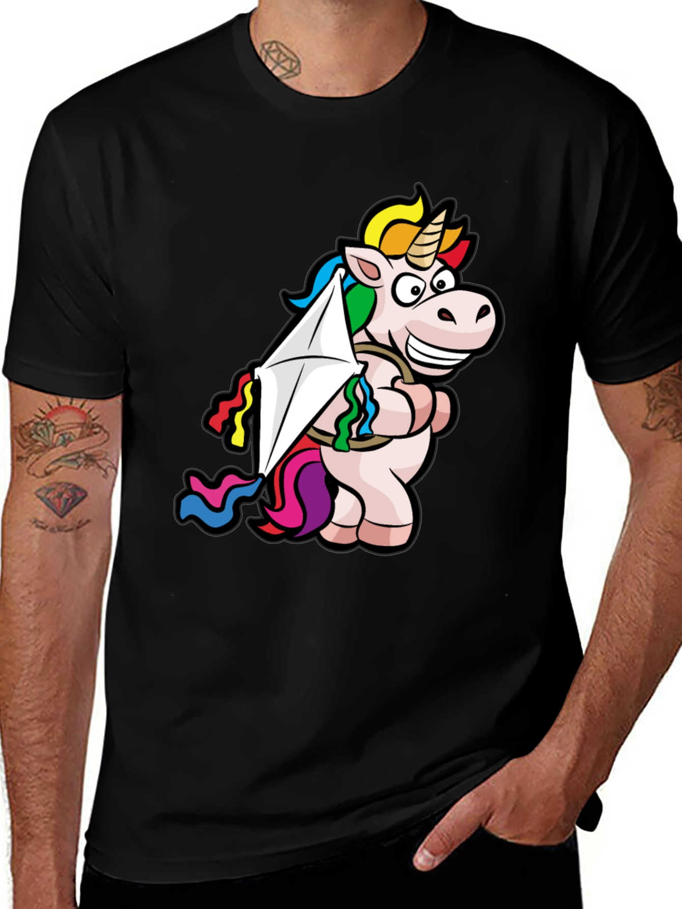Variant 29 of Unicorn Kite Graphic Tee