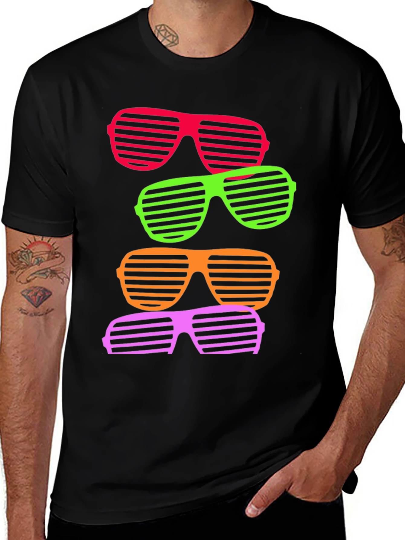 Variant 8 of Retro Sunglasses T-Shirt - Funky Design