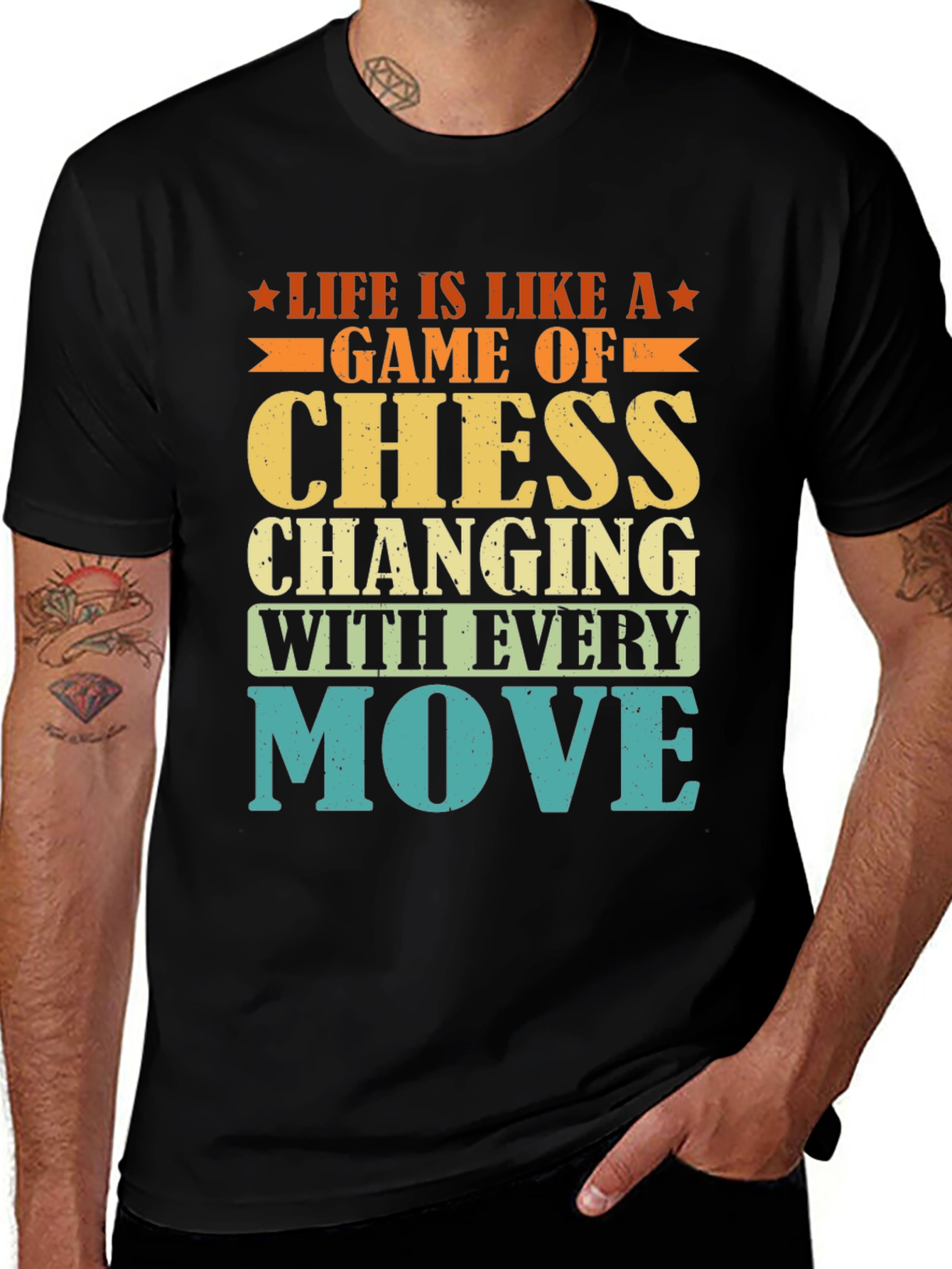 Variant 28 of Life is Like a Game of Chess T-Shirt