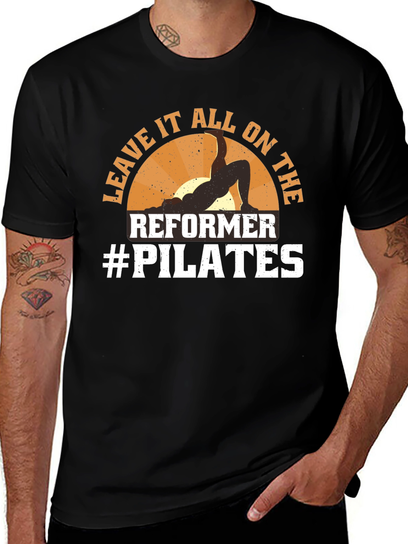 Pilates Reformer T-Shirt - Leave It All On The Reformer