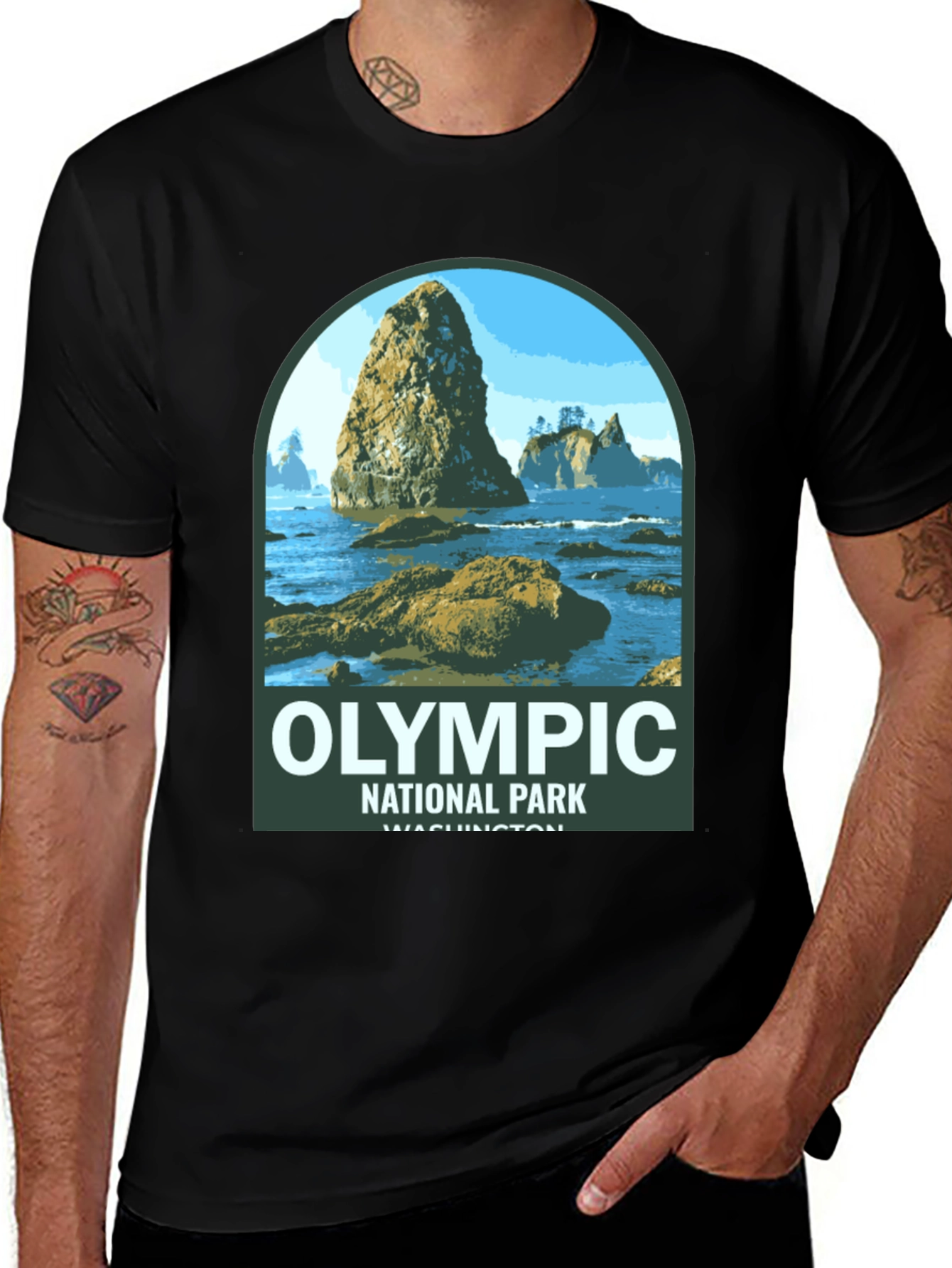 Variant 13 of Olympic National Park Graphic Tee