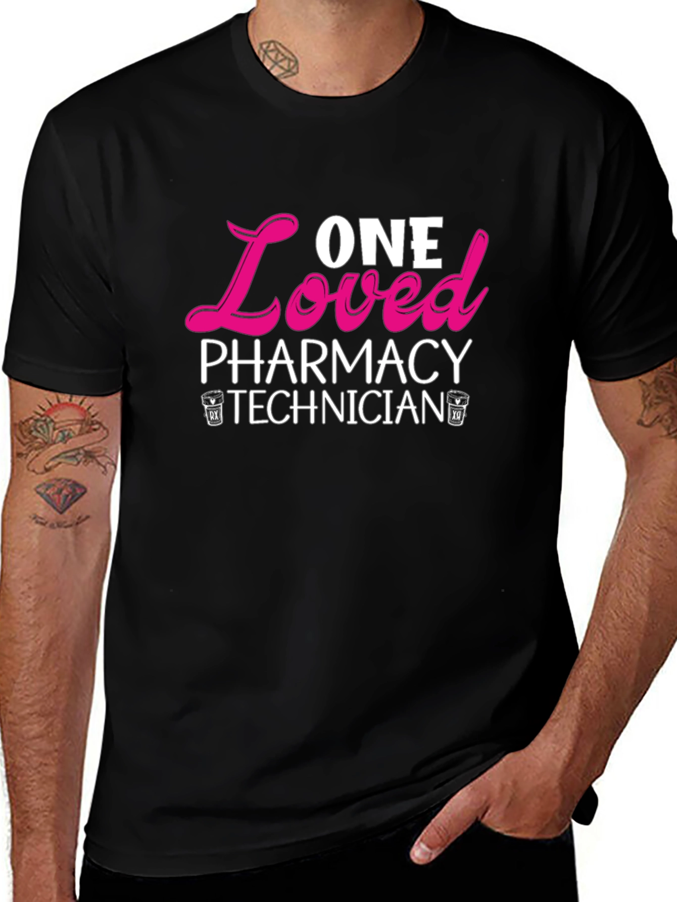 Variant 5 of Pharmacy Technician Loved T-Shirt