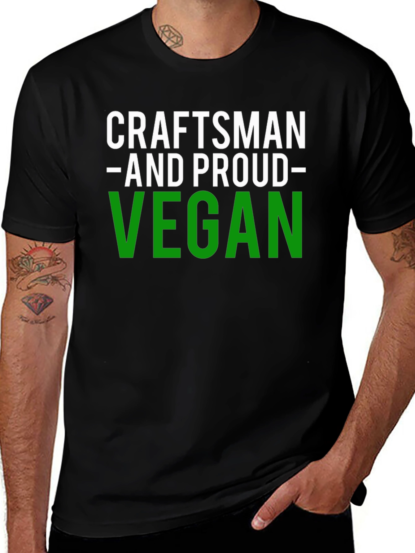 Variant 19 of Craftsman And Proud Vegan T-Shirt