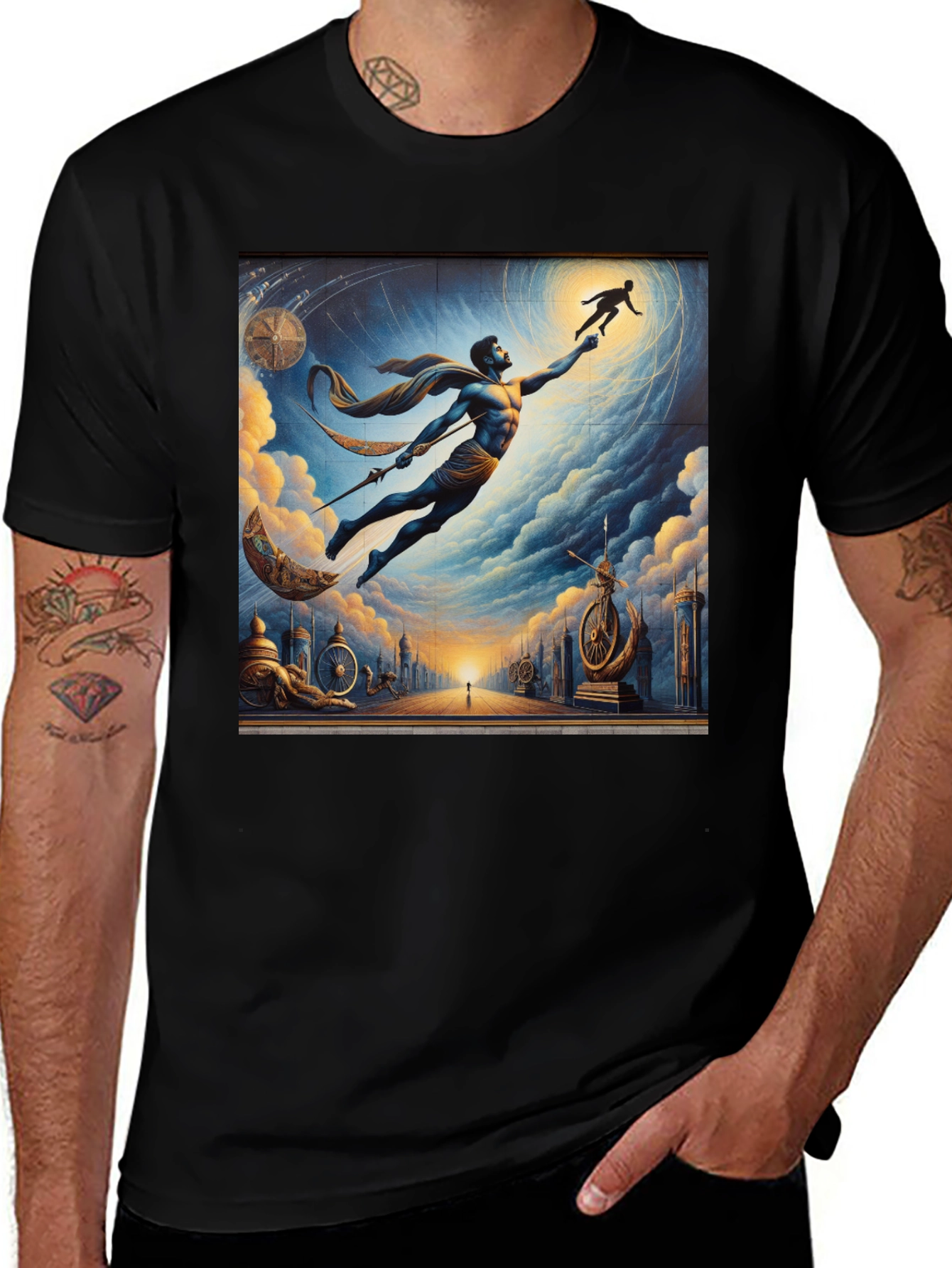Variant 2 of Celestial Reach Graphic Tee
