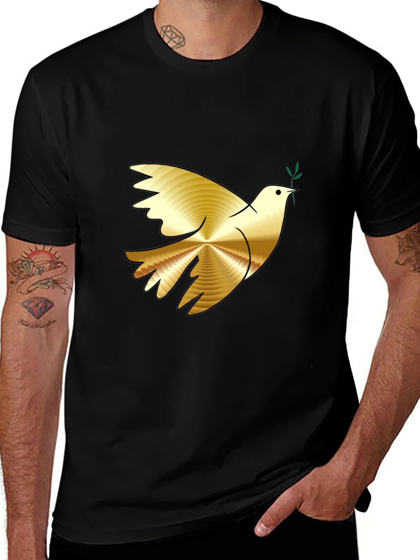 Black Dove Graphic Tee - Black main image