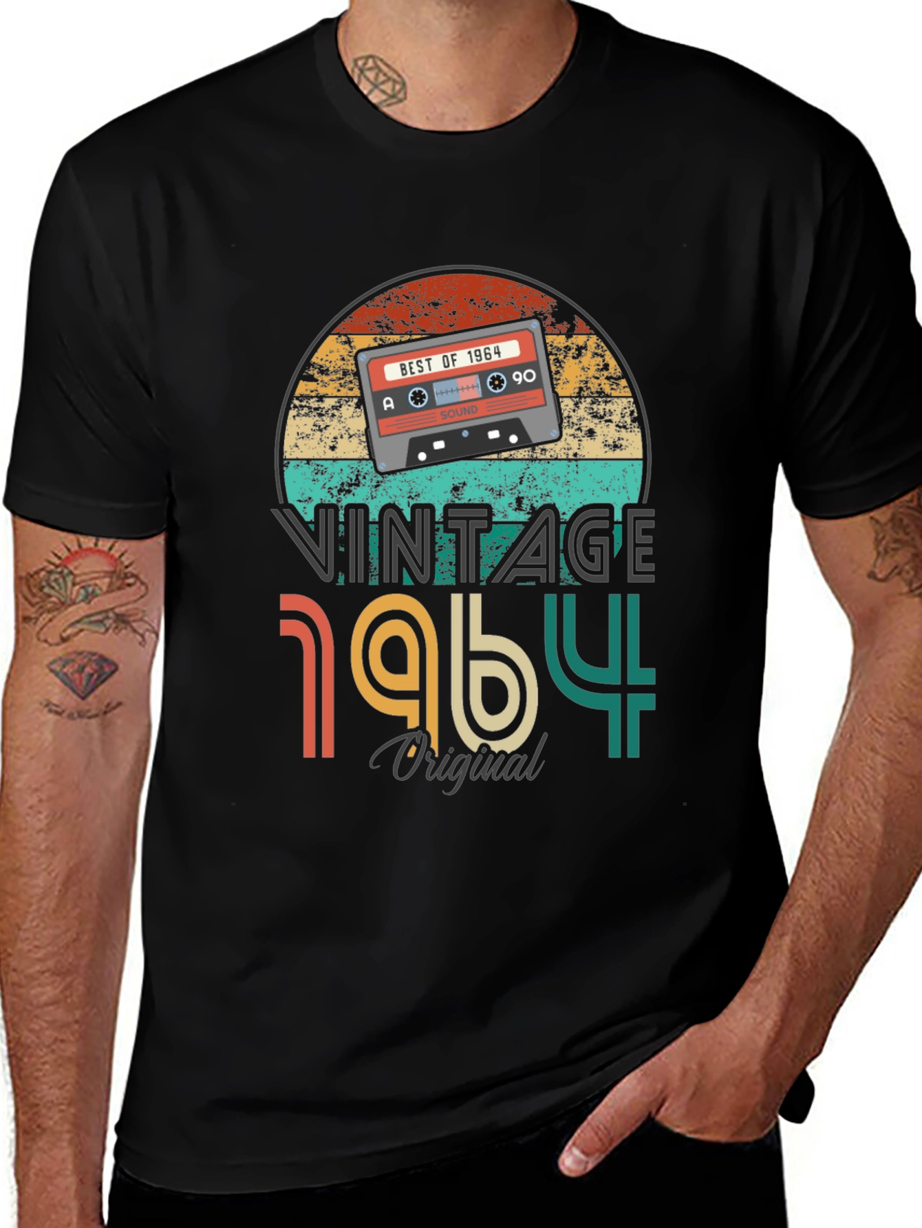 Variant 4 of Vintage 1964 Cassette T-Shirt - Retro Birthday Gift