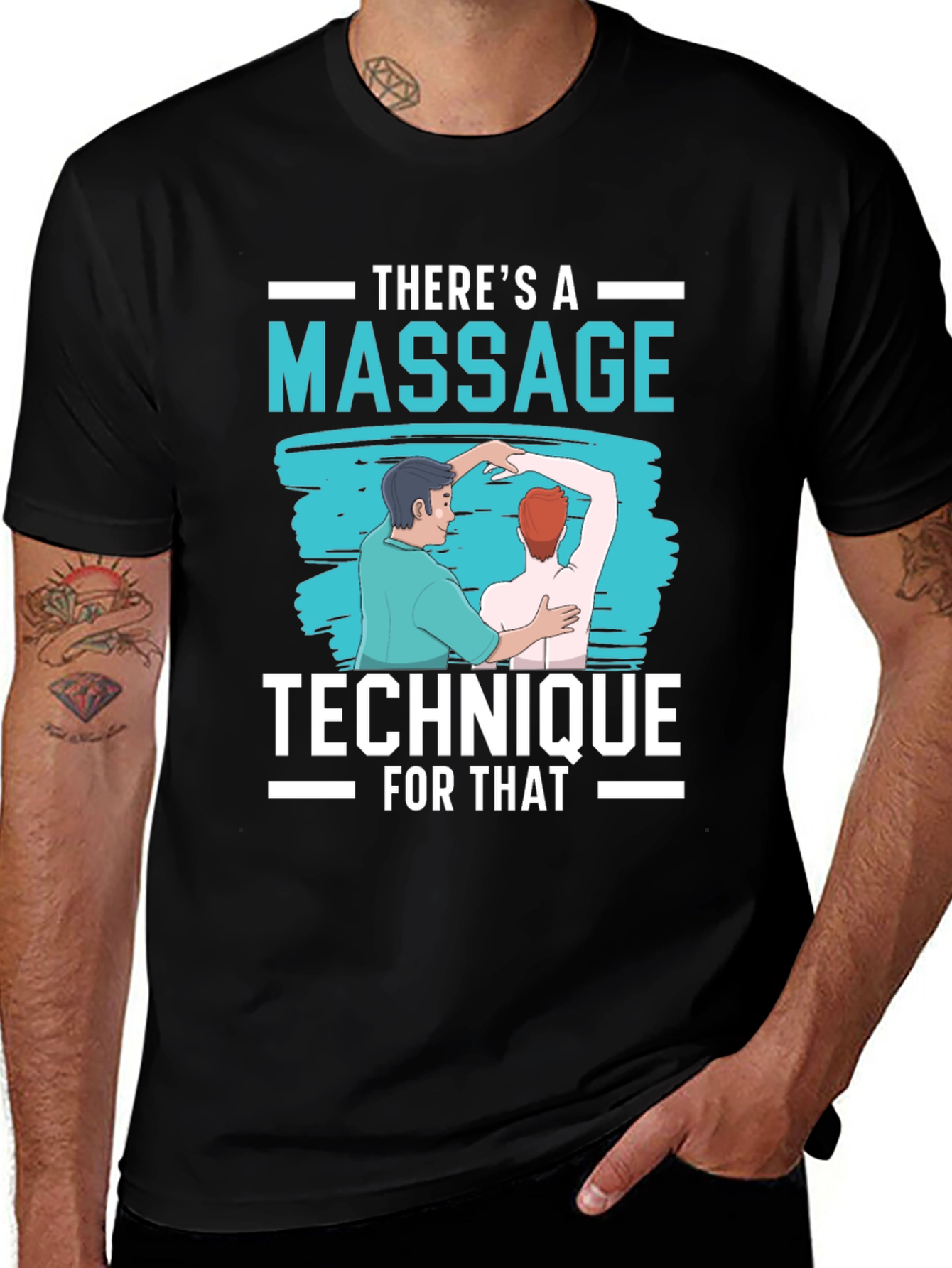 Massage Technique Graphic Tee - Unisex