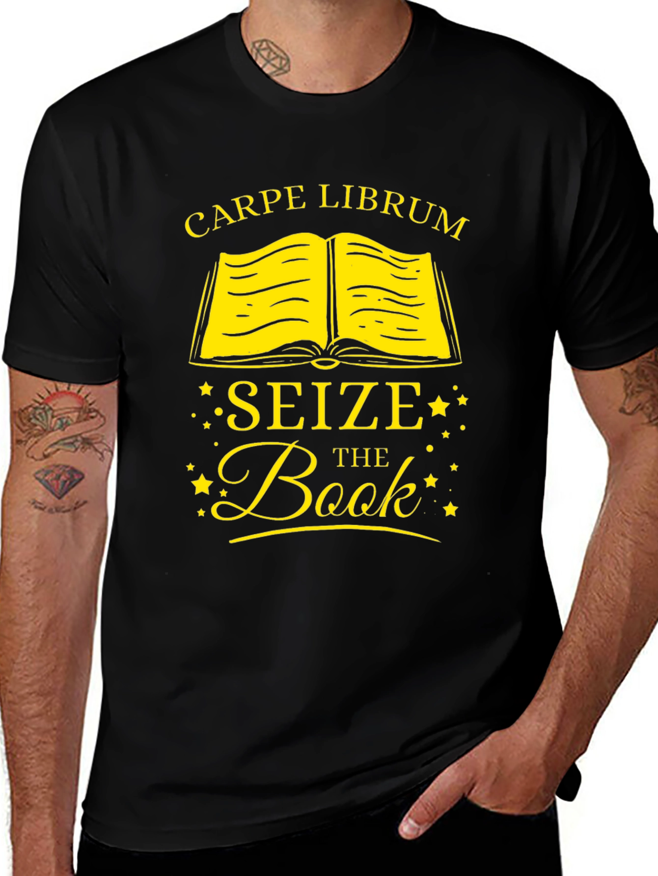 Carpe Librum T-Shirt - Seize The Book! Cotton Tee